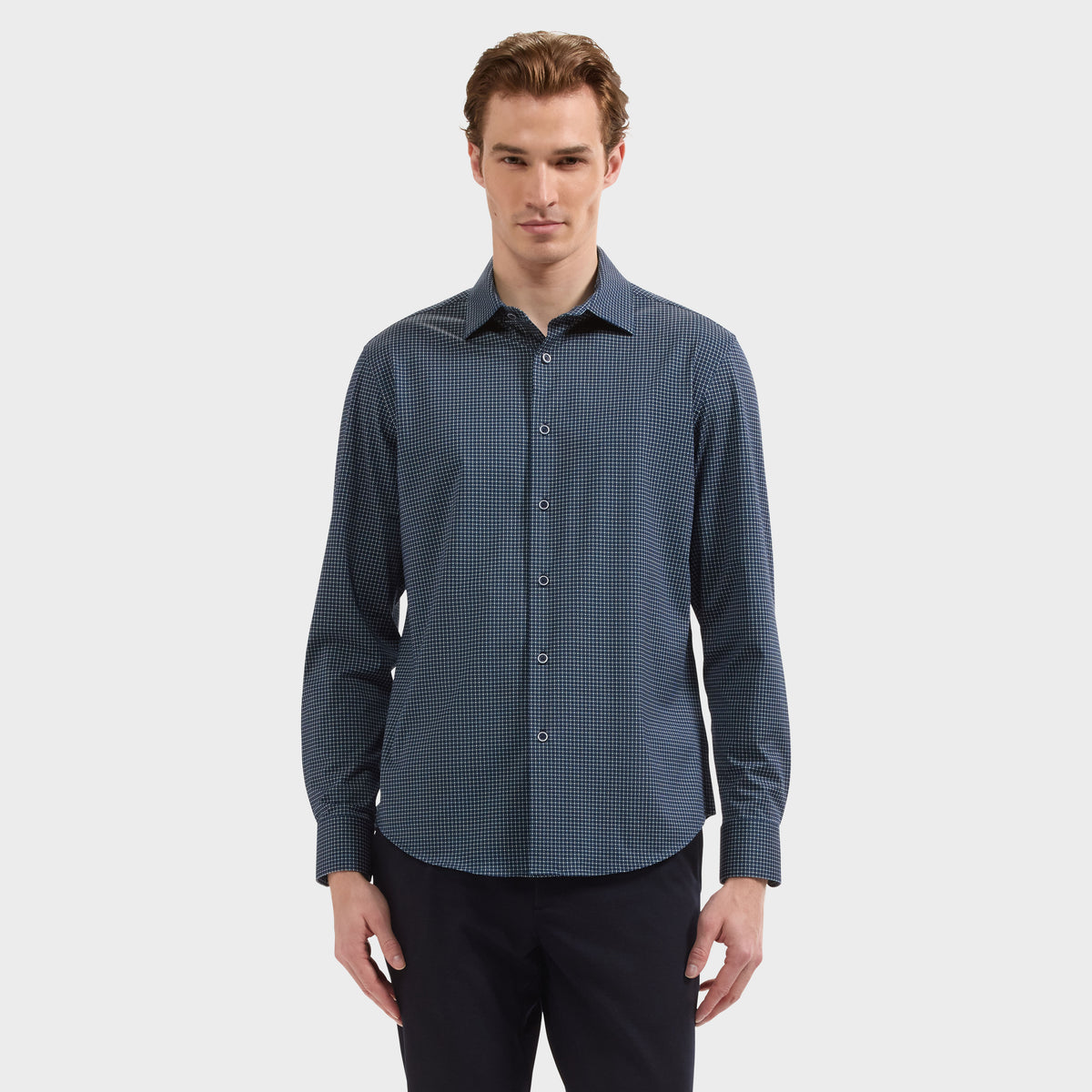 James OoohCotton Geometric Shirt