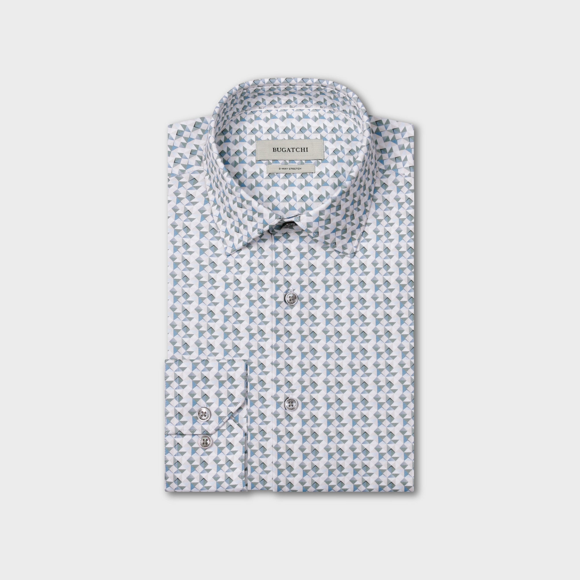 James OoohCotton Geometric Shirt