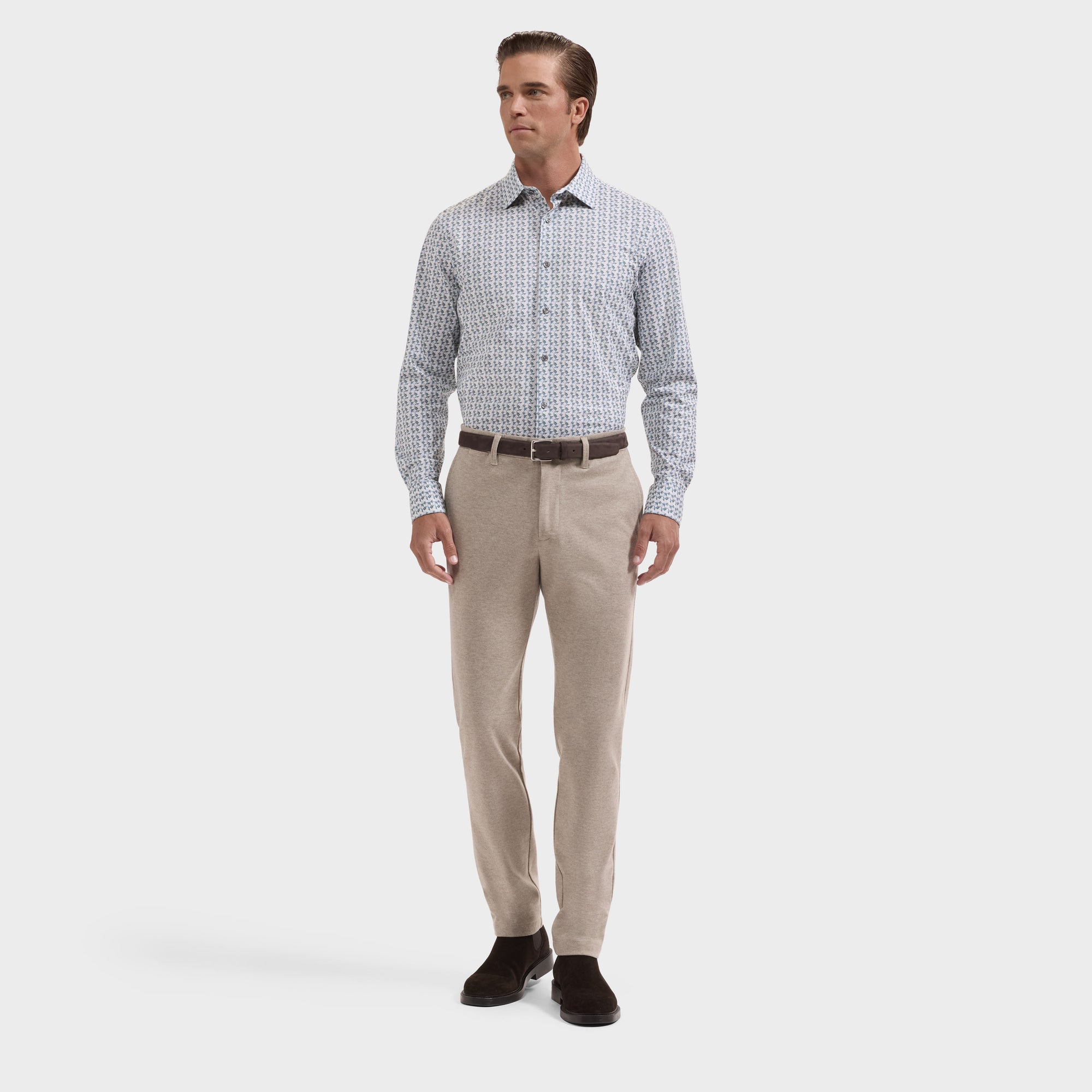 James OoohCotton Geometric Shirt