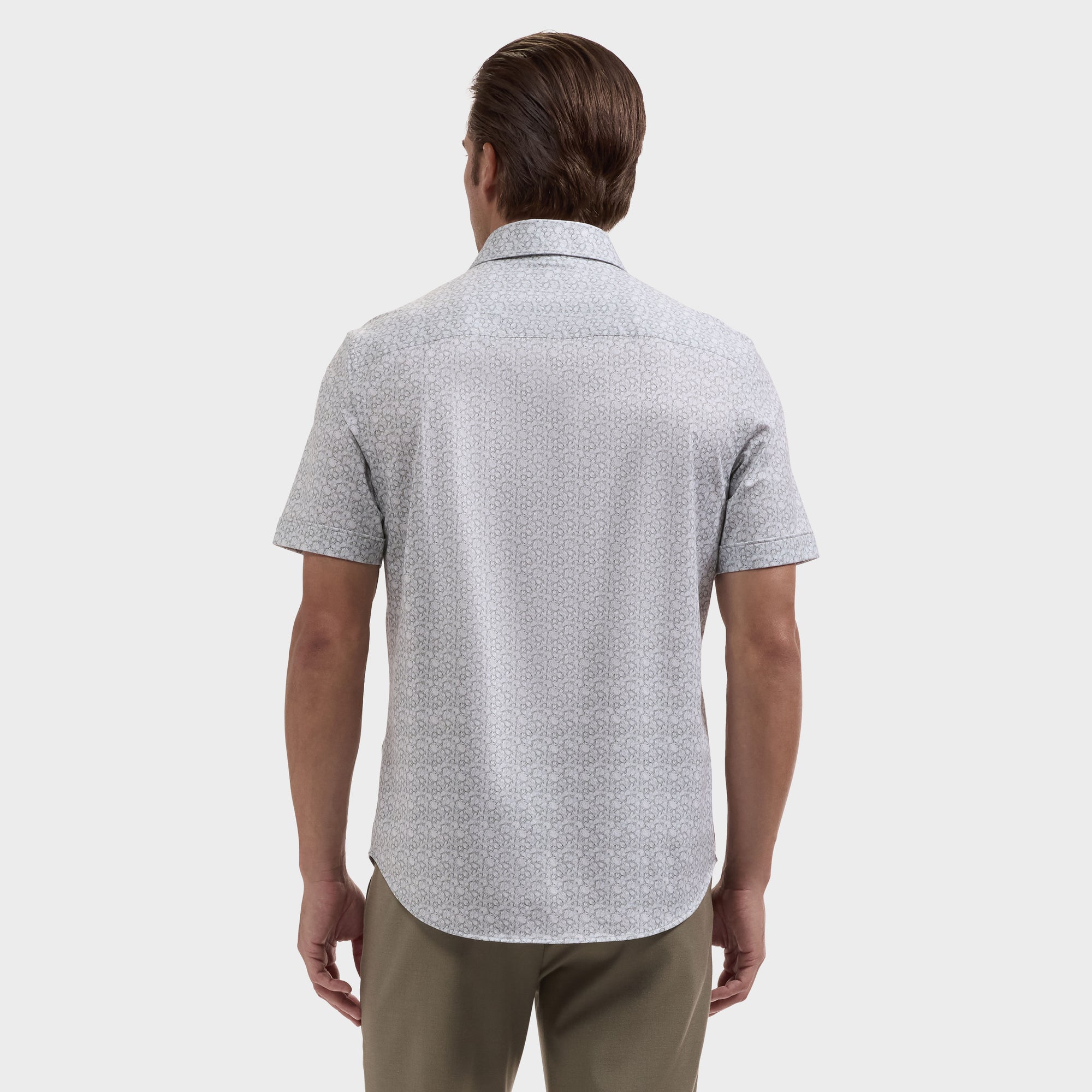 Miles OoohCotton Leaf Print Short-Sleeve Shirt