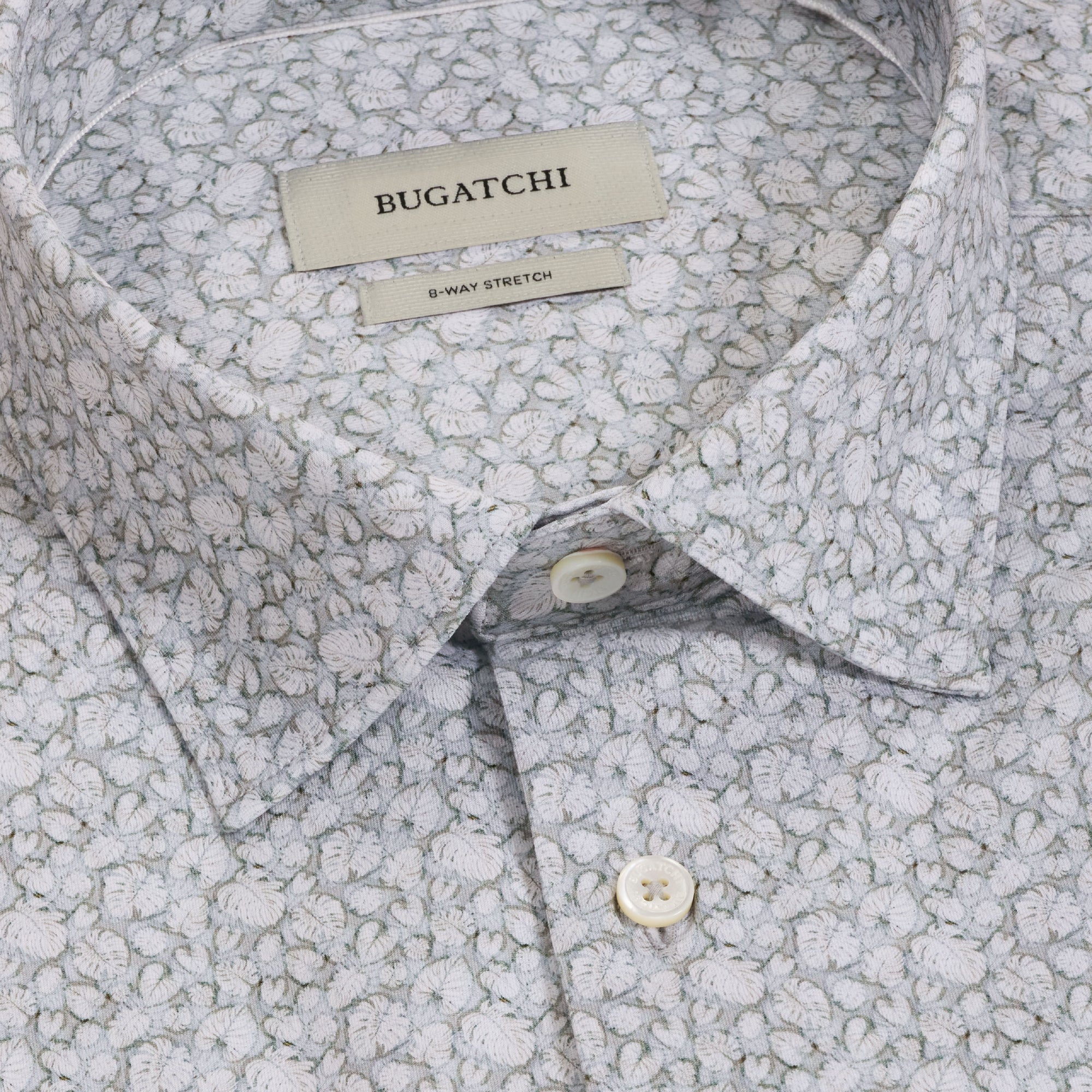 Miles OoohCotton Leaf Print Short-Sleeve Shirt