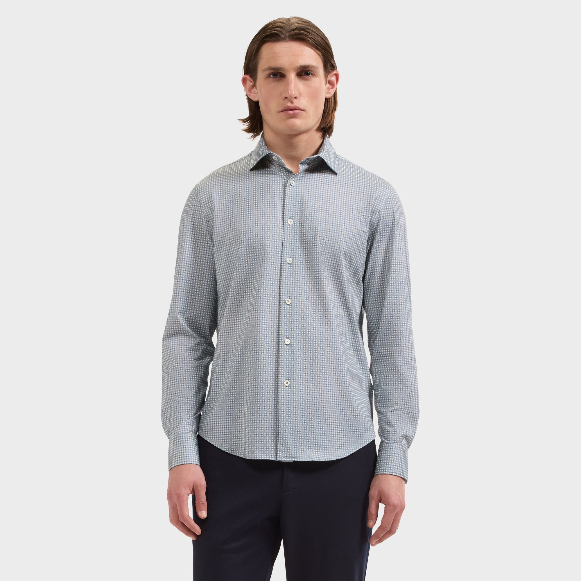 James OoohCotton Geometric Shirt