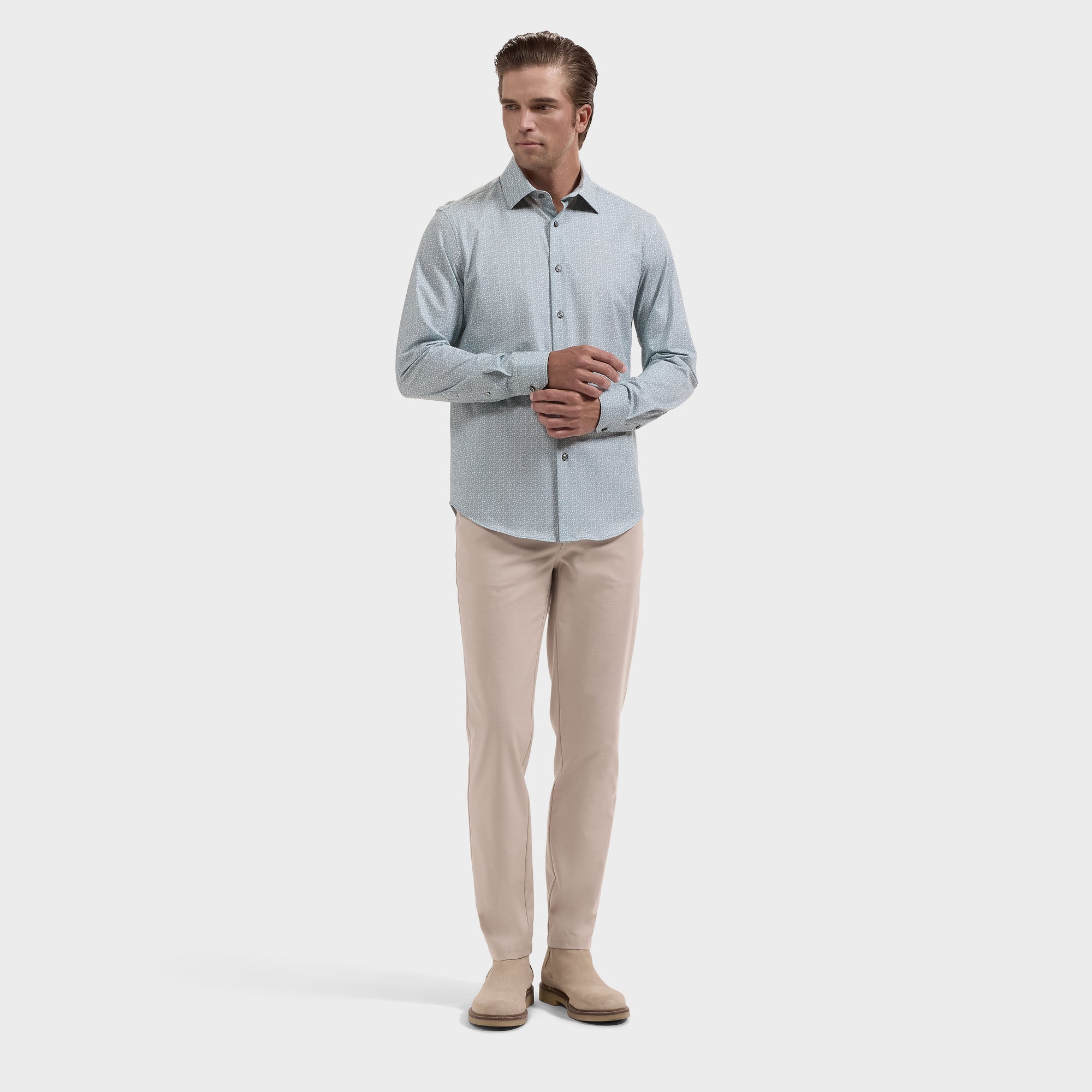 James OoohCotton Geometric Shirt