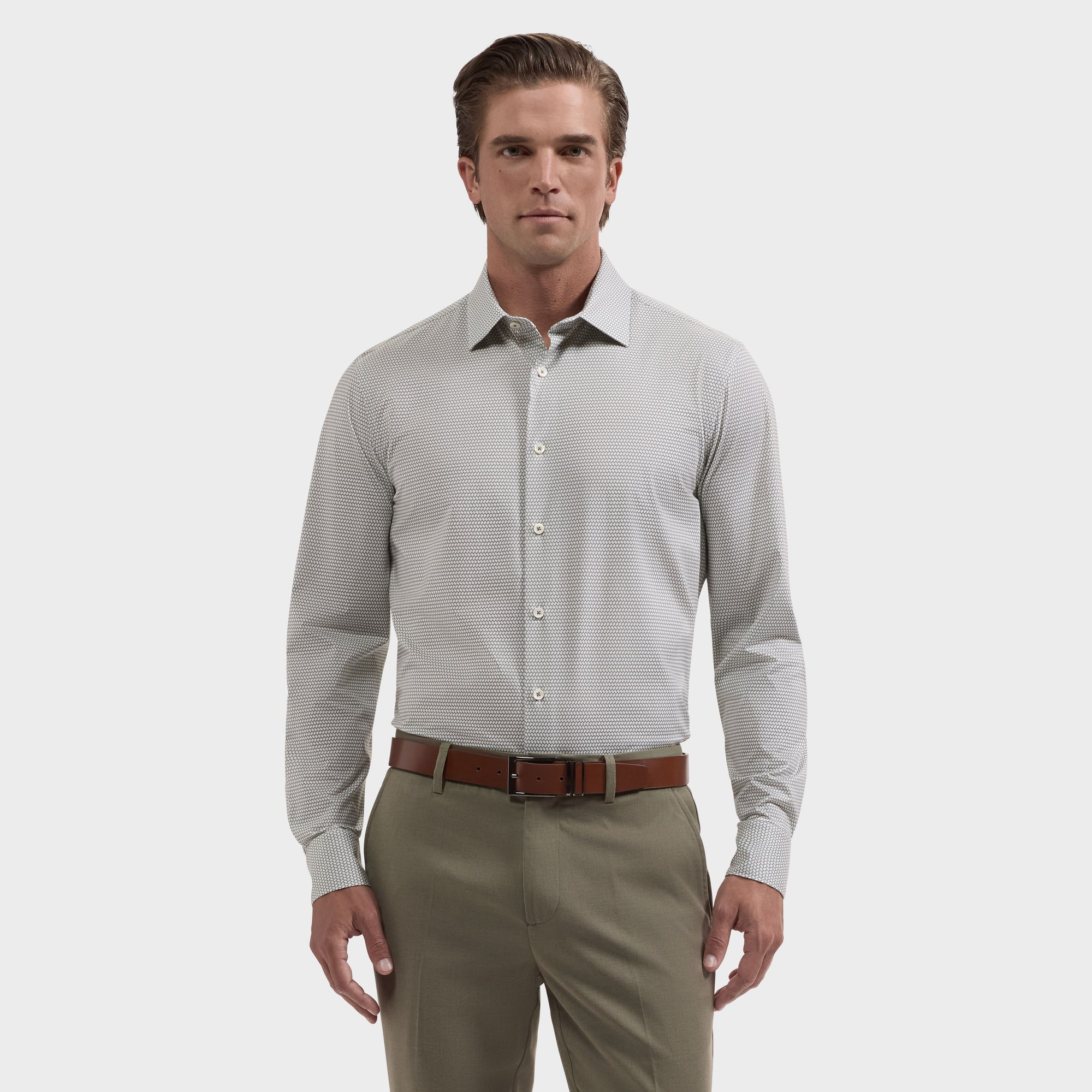 James OoohCotton Geometric Shirt