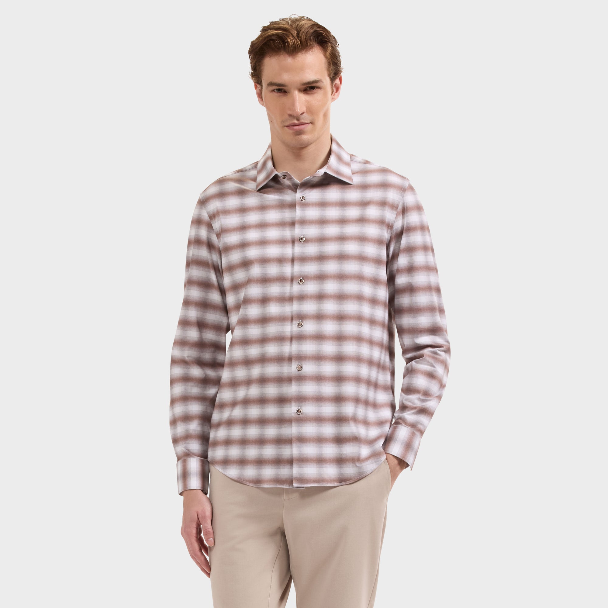 James OoohCotton Plaid Shirt