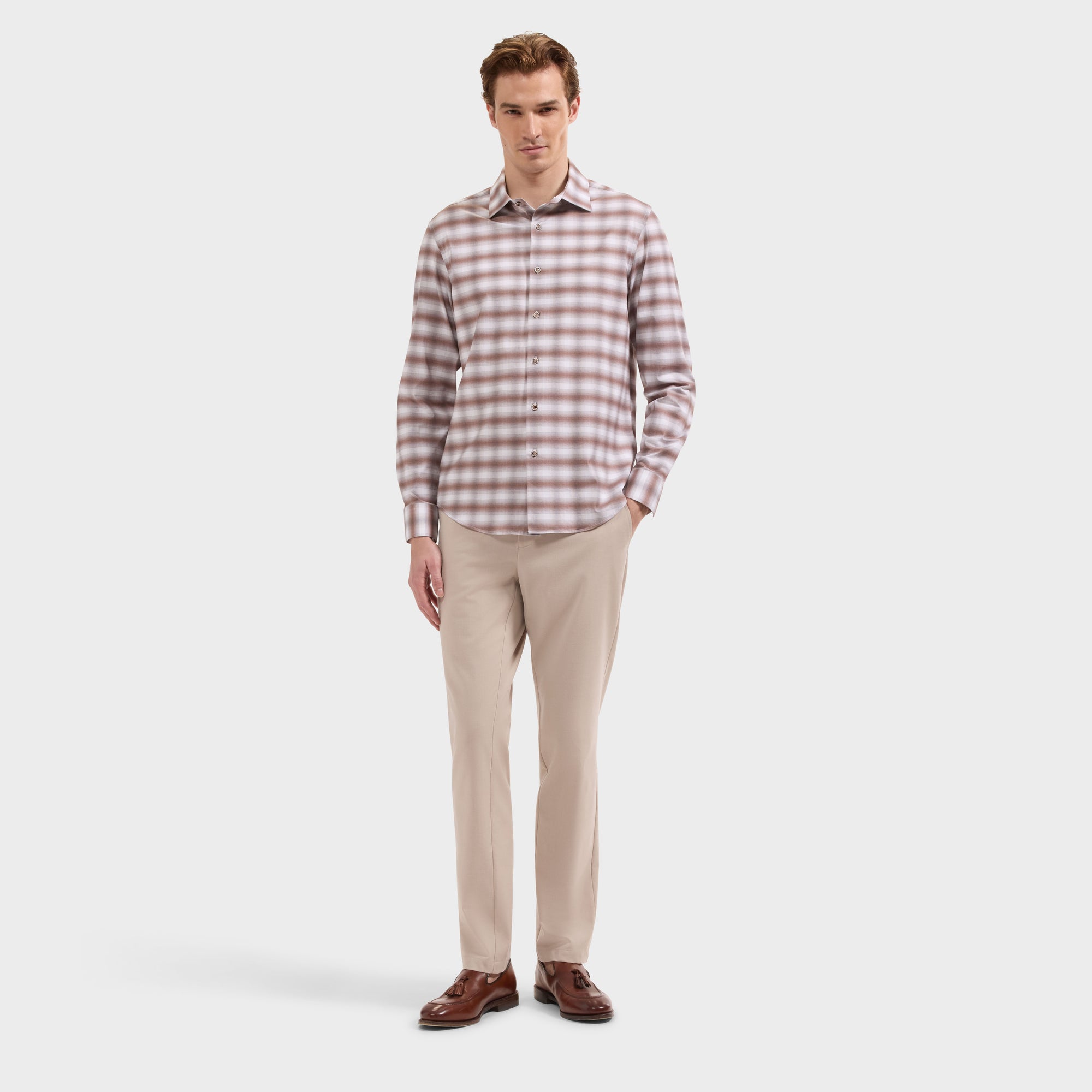 James OoohCotton Plaid Shirt