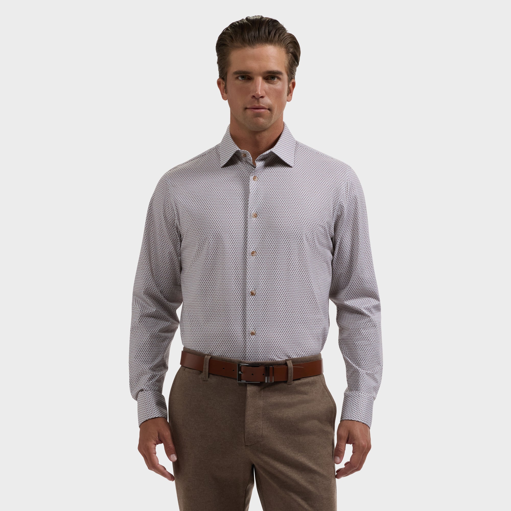 James OoohCotton Geometric Shirt