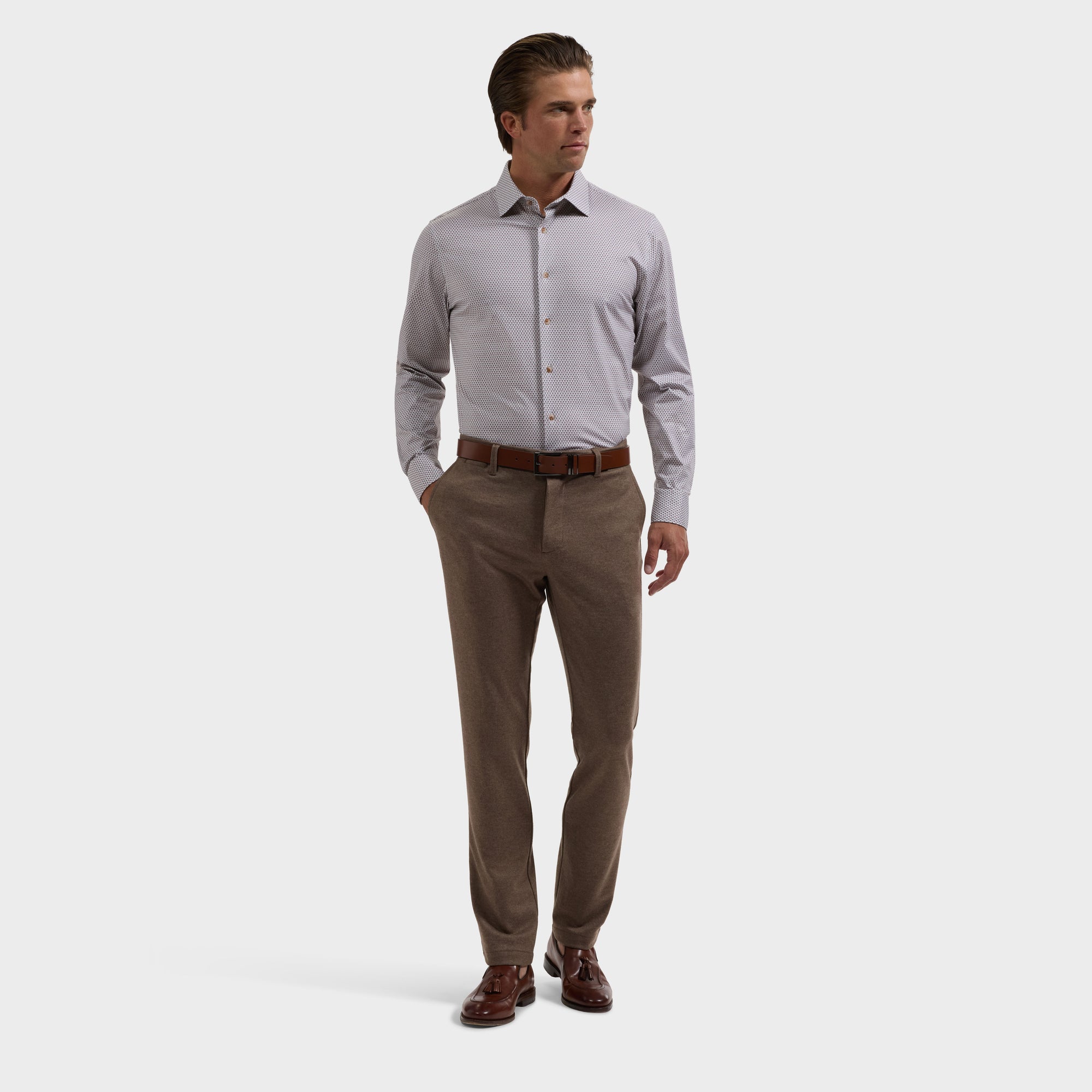 James OoohCotton Geometric Shirt