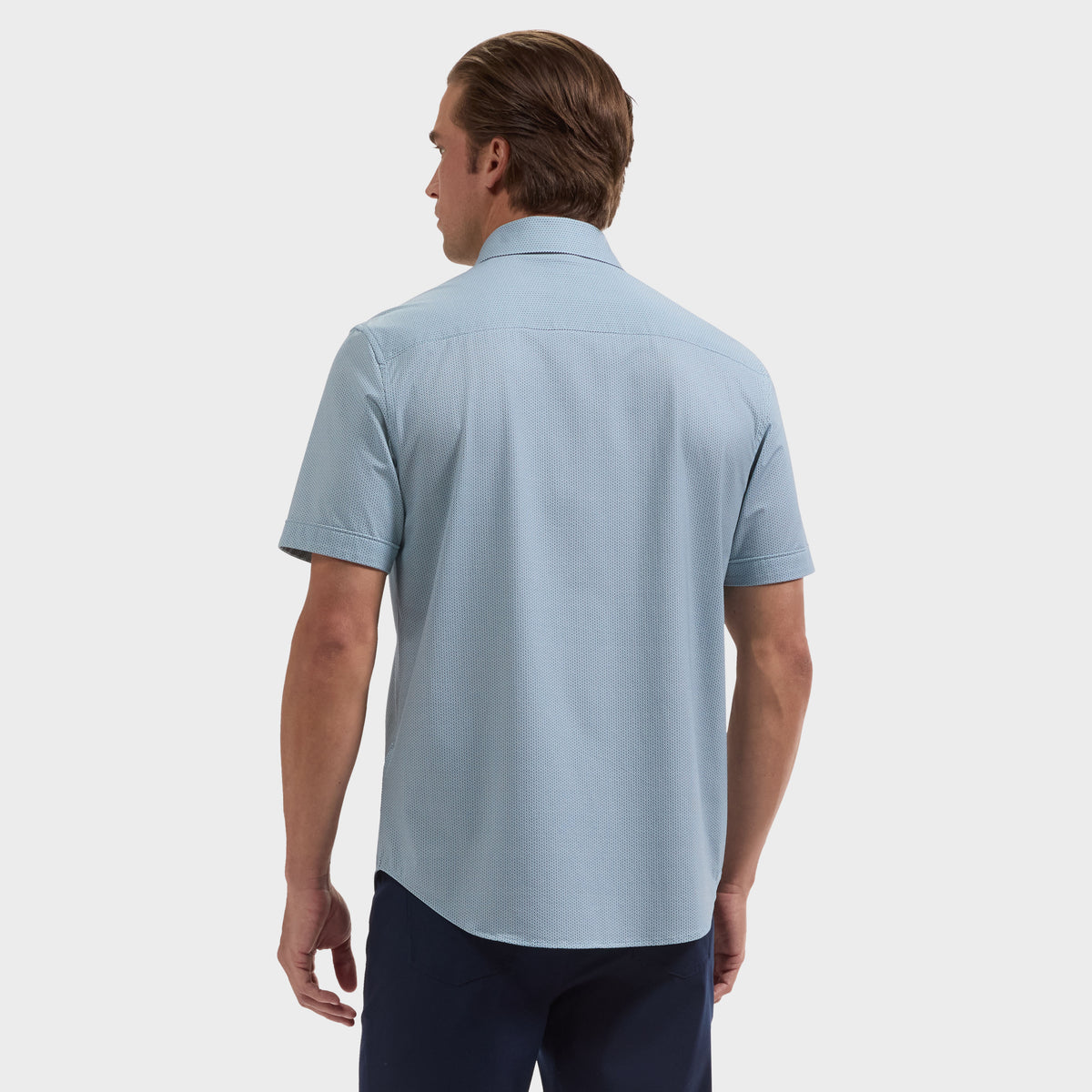 Miles OoohCotton Geometric Short-Sleeve Shirt
