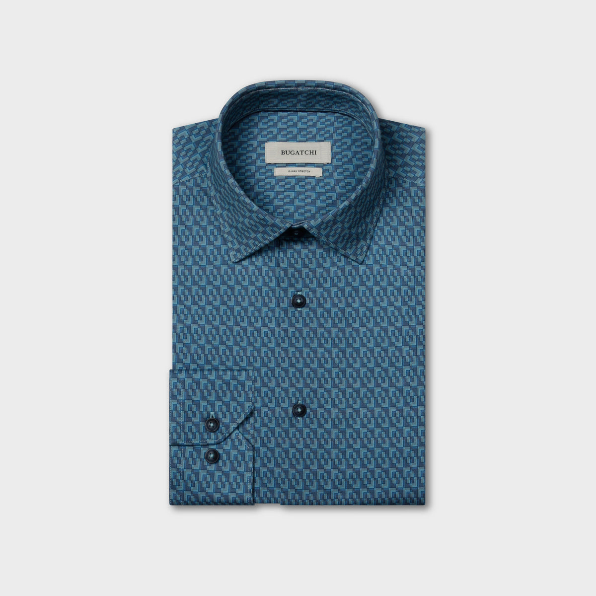 James OoohCotton Geometric Shirt