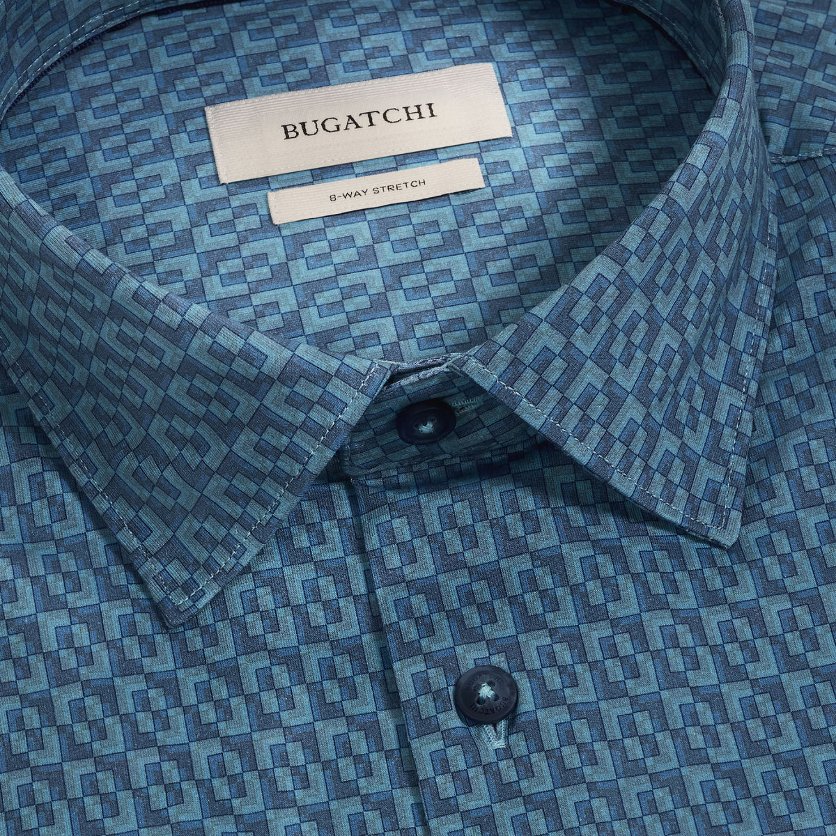 James OoohCotton Geometric Shirt