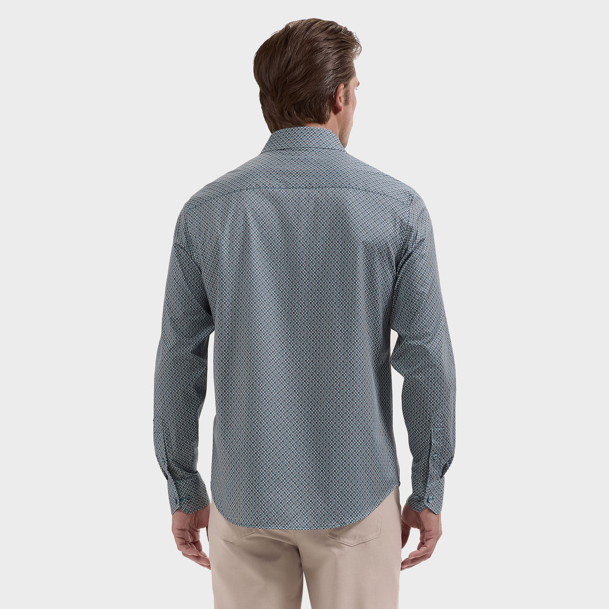 James OoohCotton Geometric Shirt