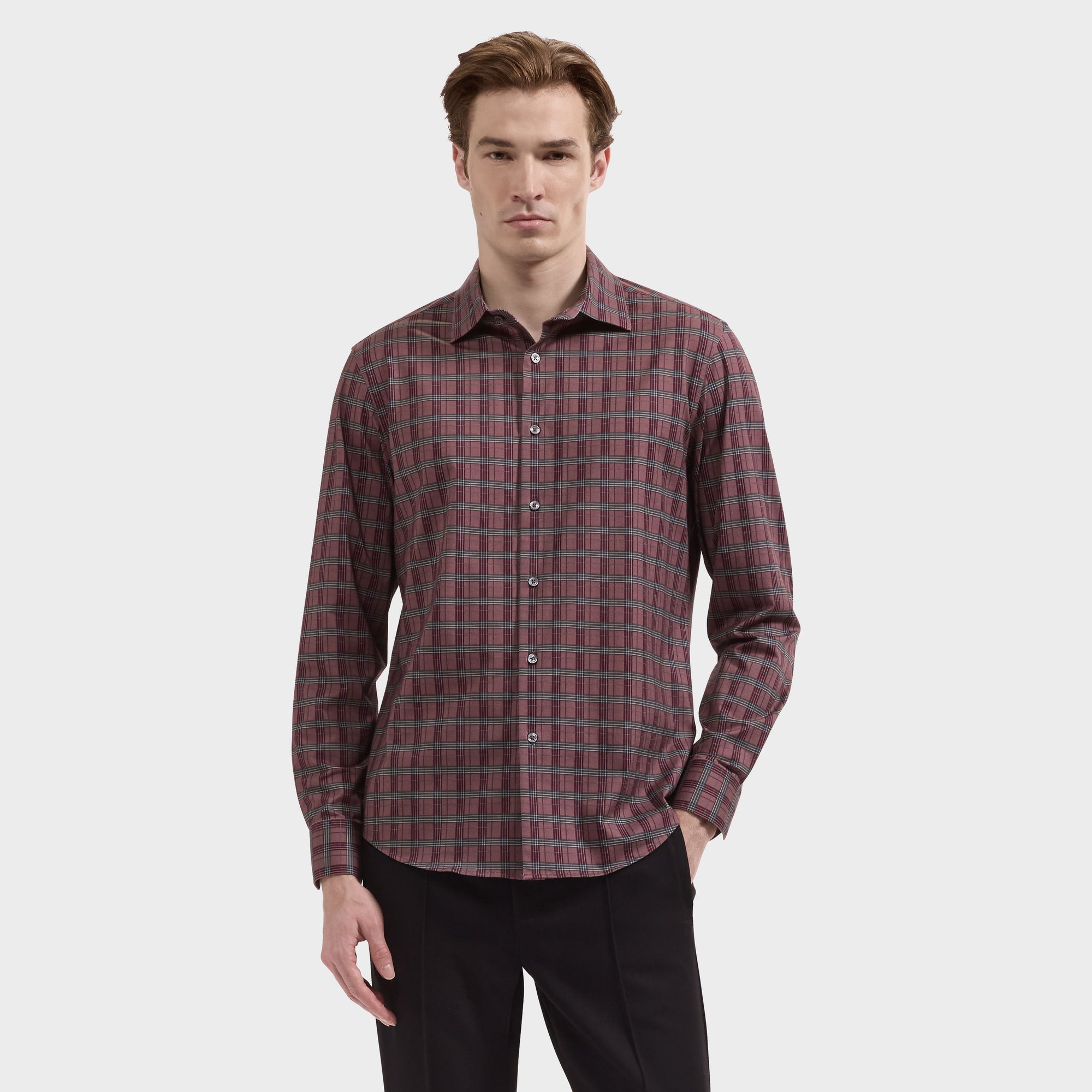 James OoohCotton Plaid Shirt