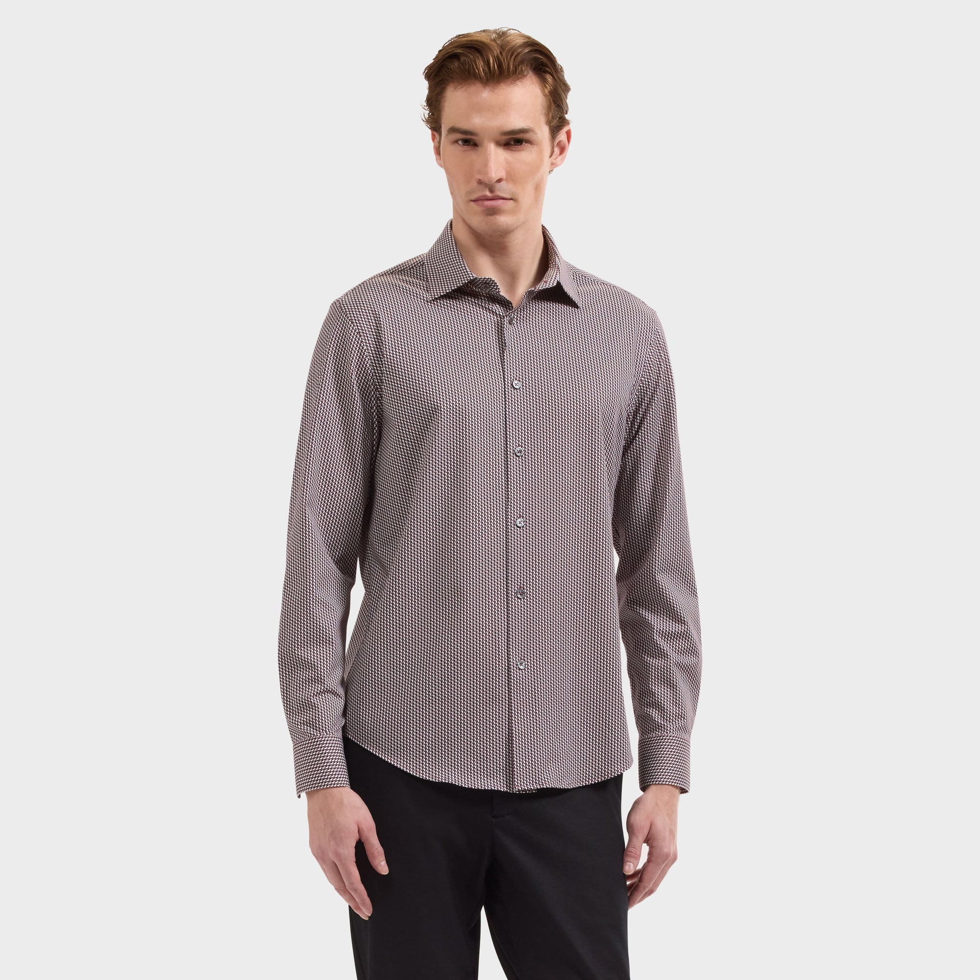 James OoohCotton Geometric Shirt