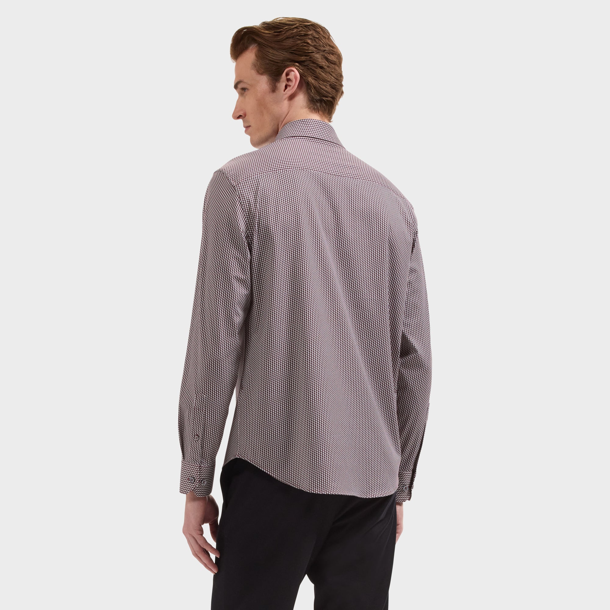 James OoohCotton Geometric Shirt