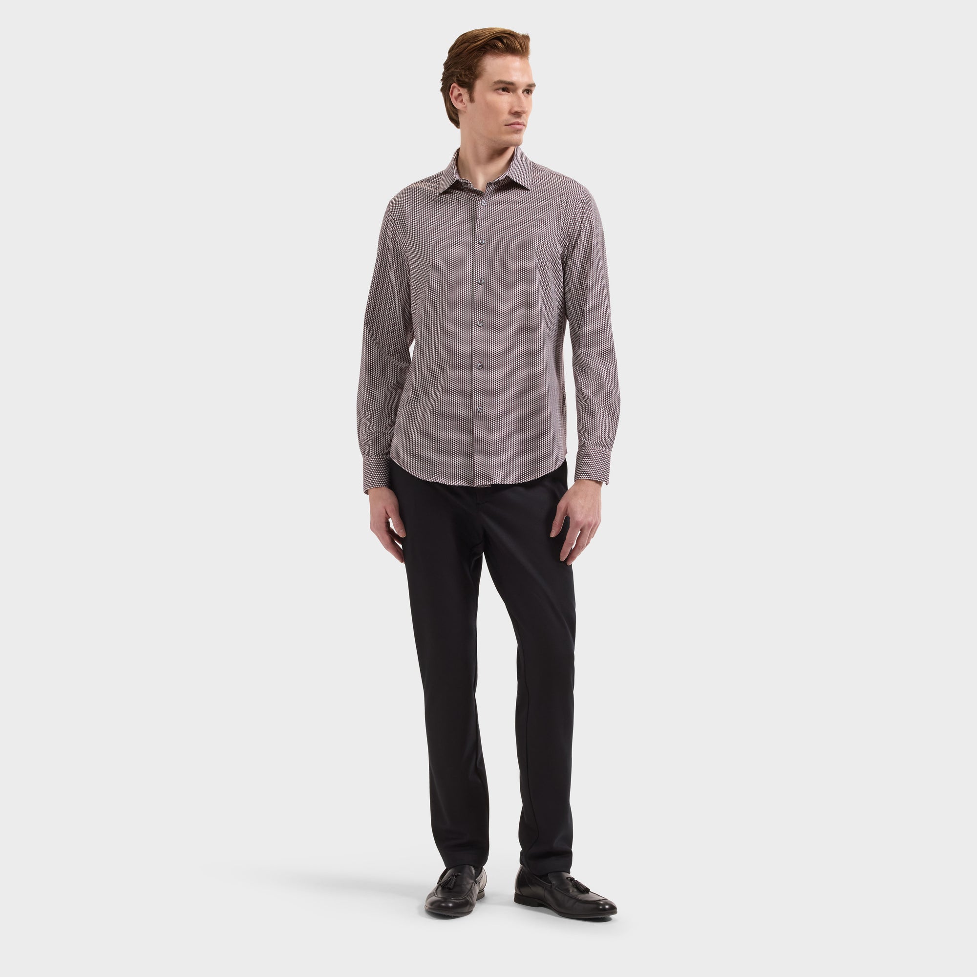 James OoohCotton Geometric Shirt