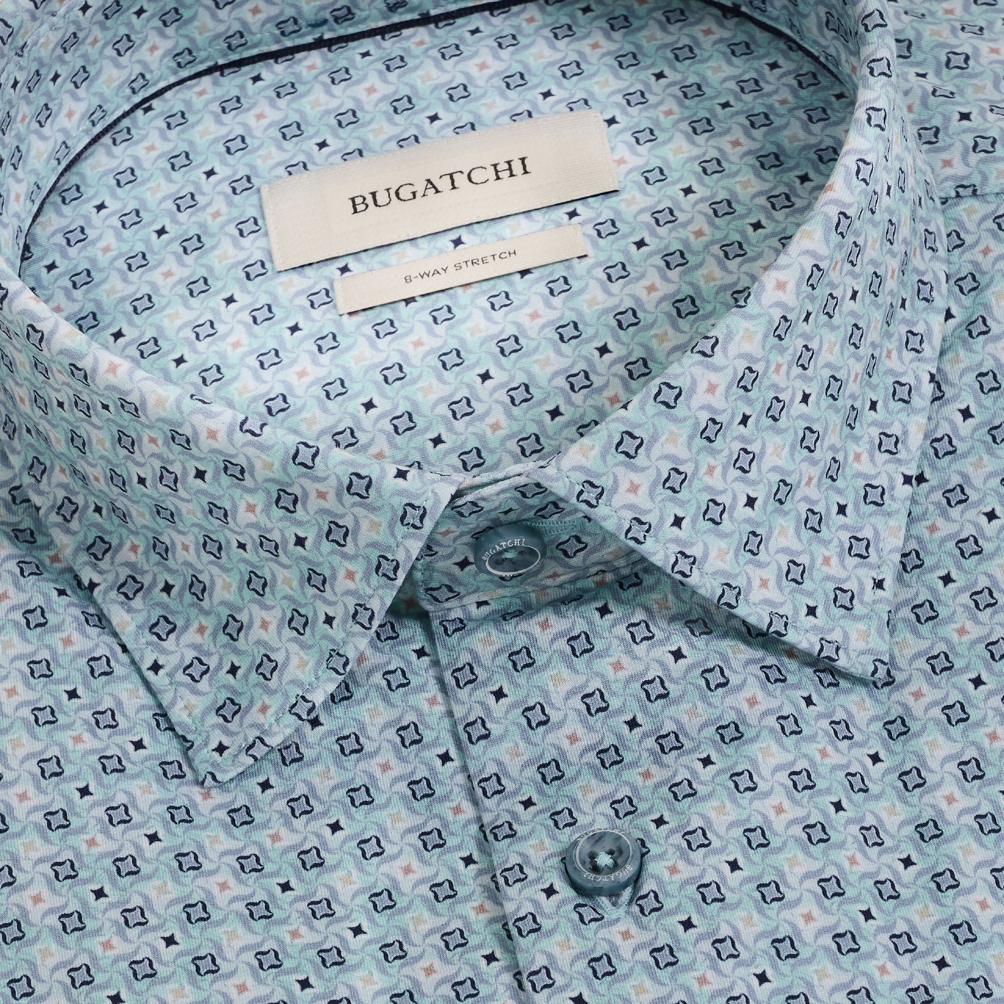 James OoohCotton Geometric Shirt