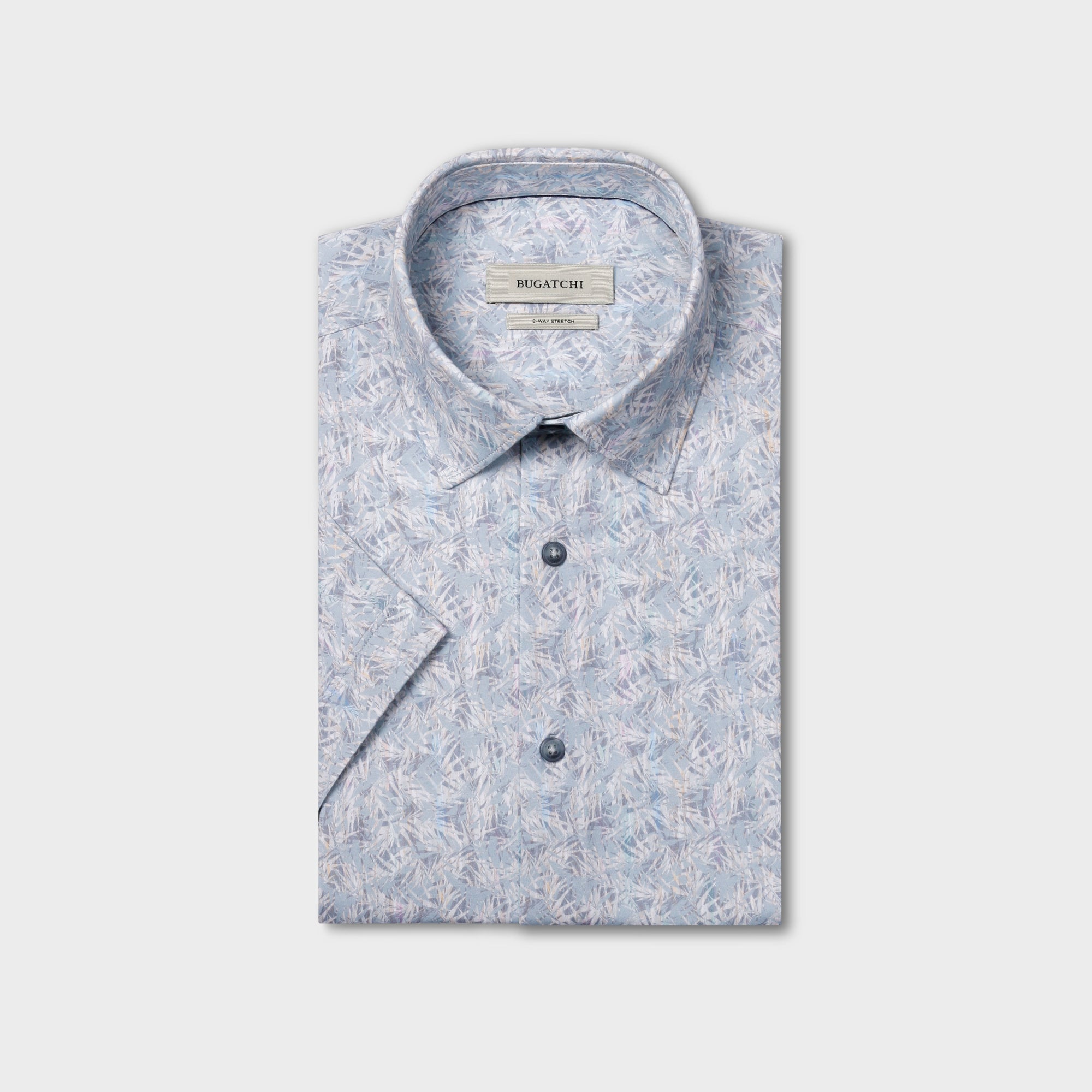 Miles OoohCotton Leaf Print Short-Sleeve Shirt