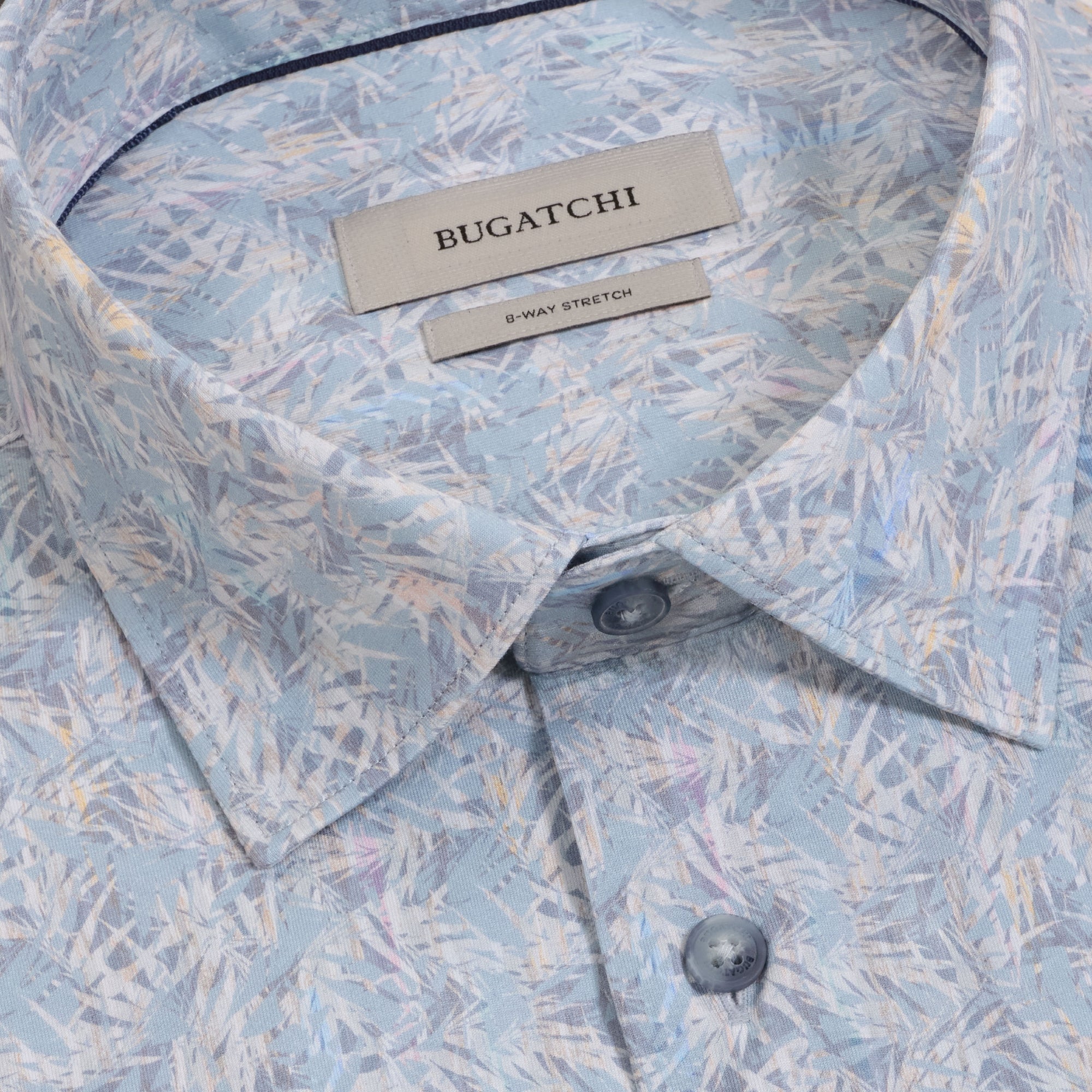 Miles OoohCotton Leaf Print Short-Sleeve Shirt