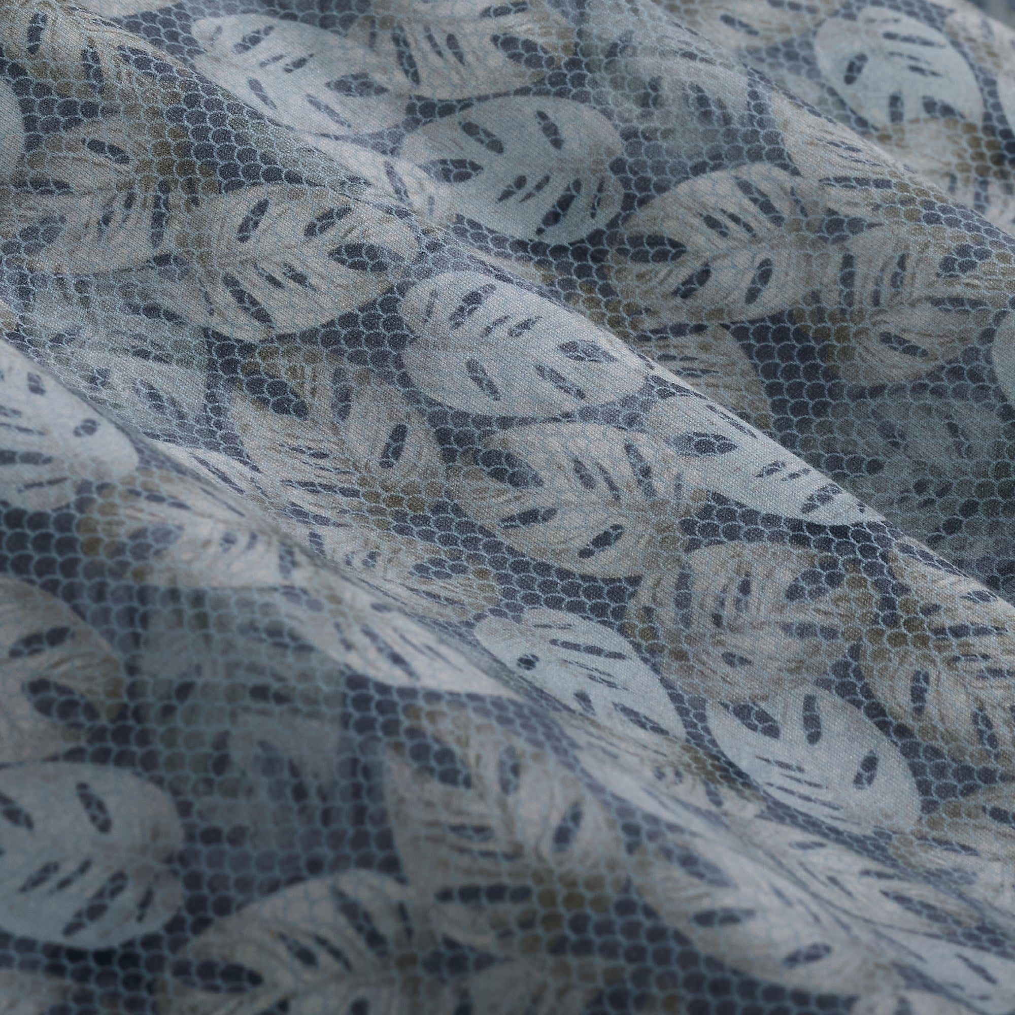 Miles OoohCotton Leaf Print Short-Sleeve Shirt