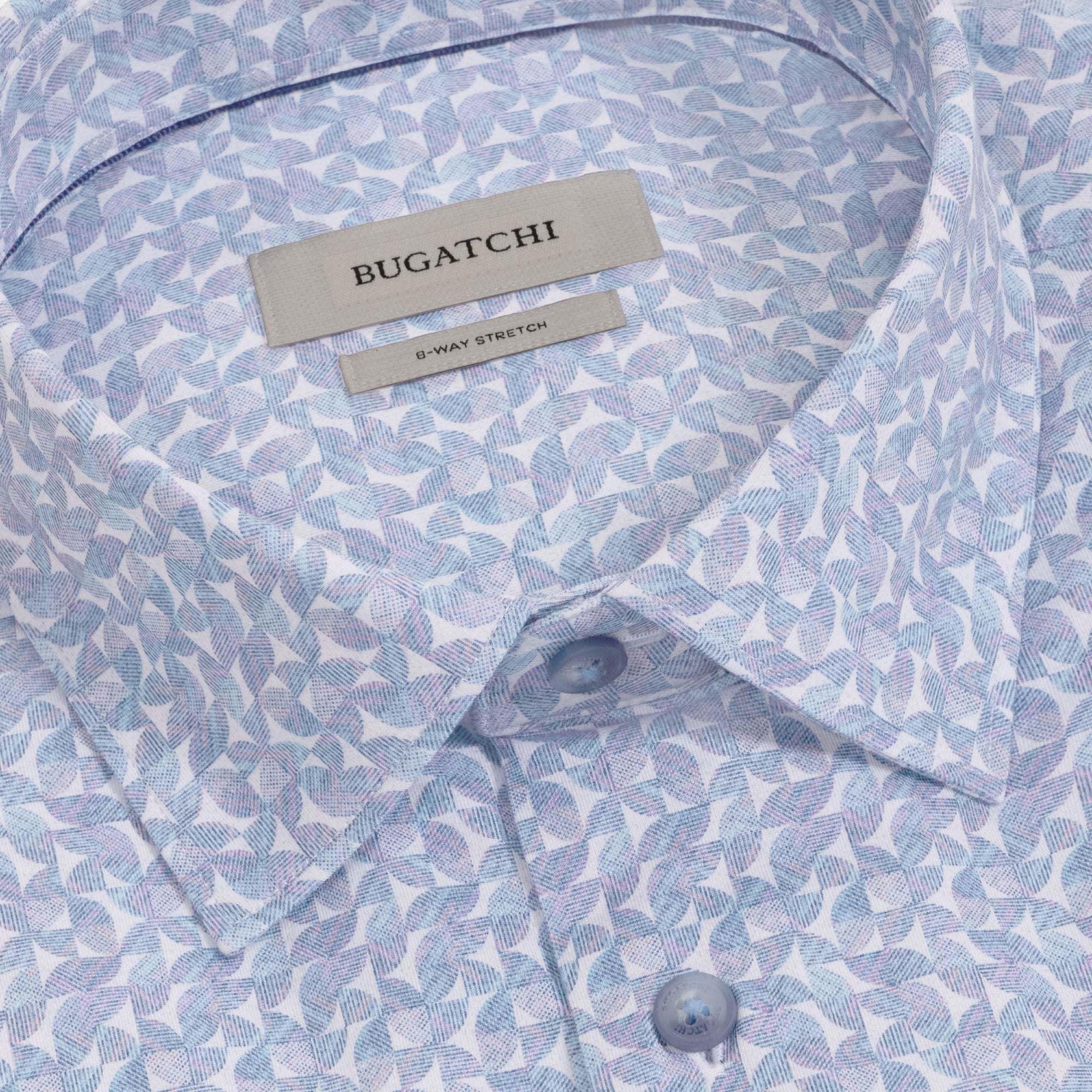 Miles OoohCotton Geometric Short-Sleeve Shirt