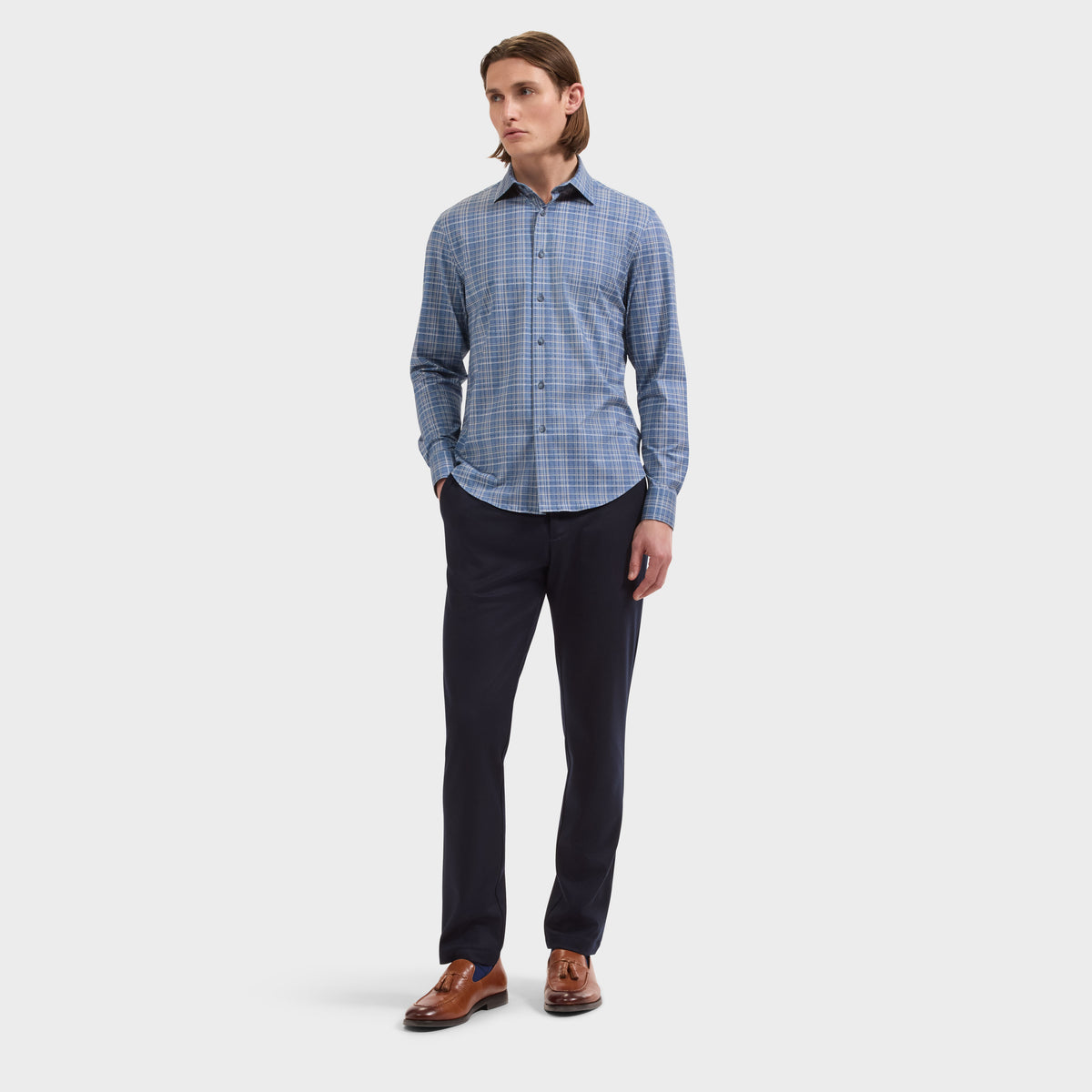 James OoohCotton Plaid Shirt