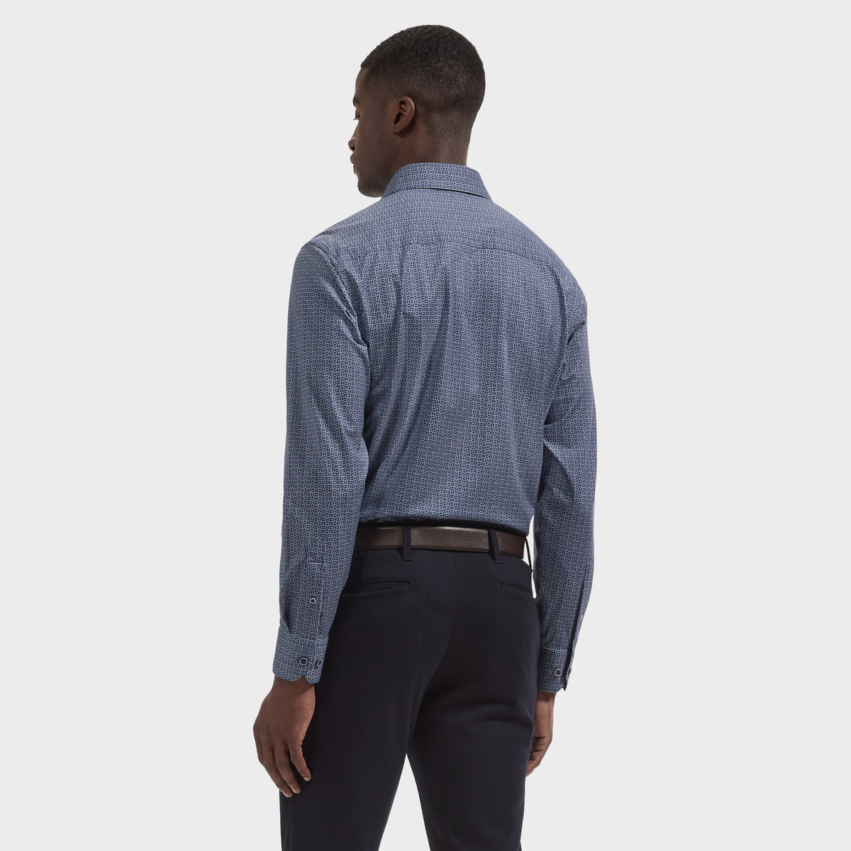 James OoohCotton Geometric Shirt
