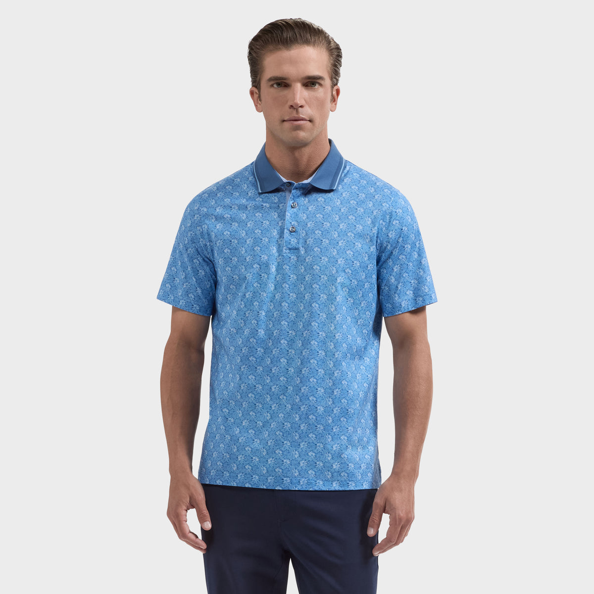 Vidal OoohCotton Floral Polo Shirt
