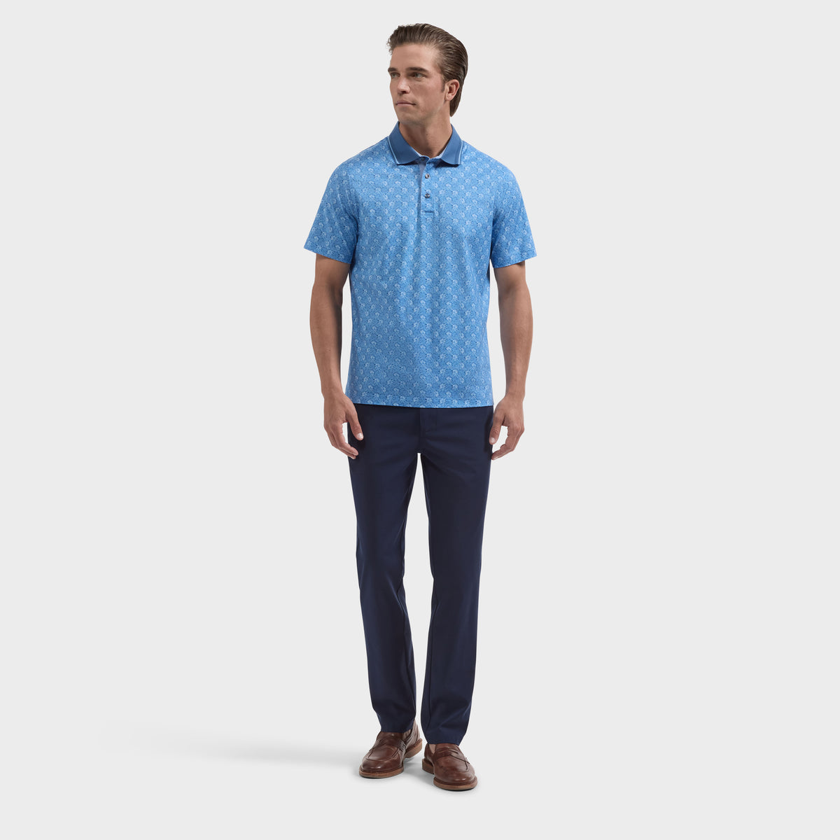 Vidal OoohCotton Floral Polo Shirt