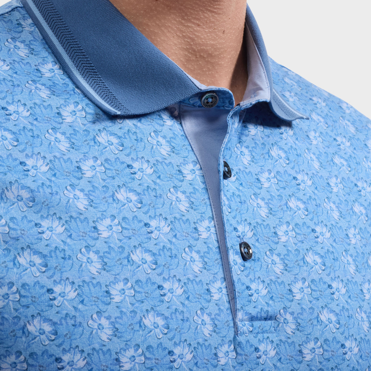 Vidal OoohCotton Floral Polo Shirt