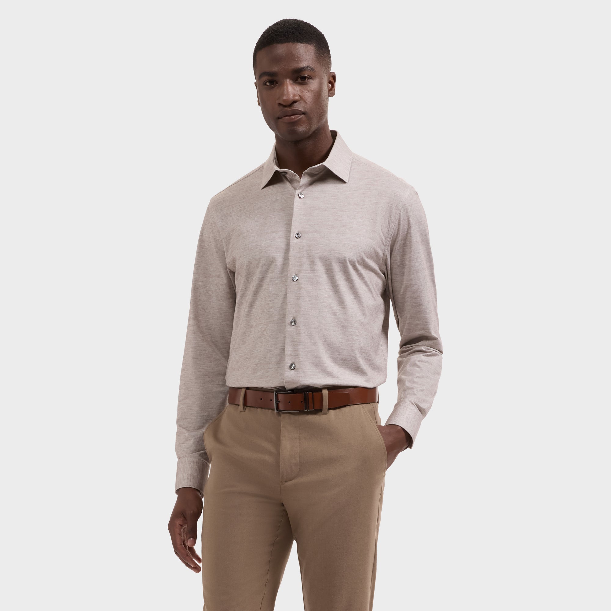 James OoohCotton Heathered Shirt