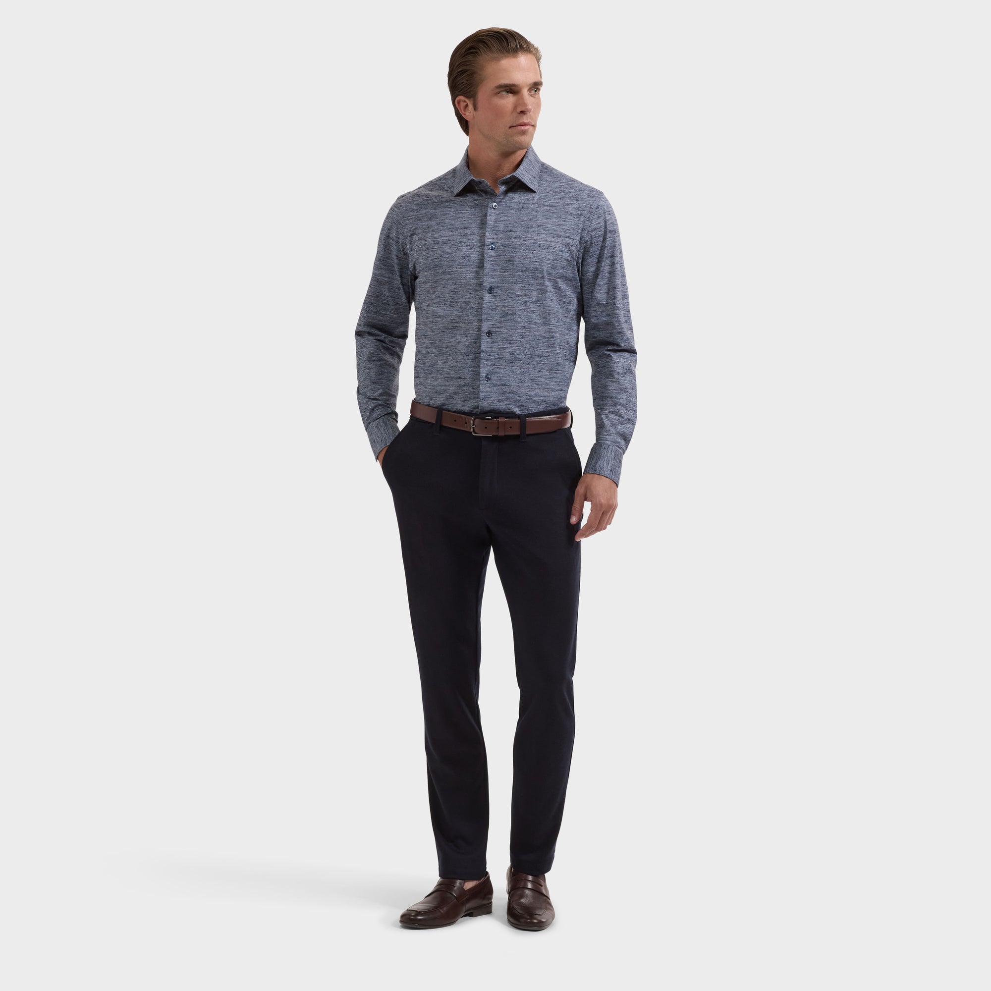 James OoohCotton Heathered Shirt