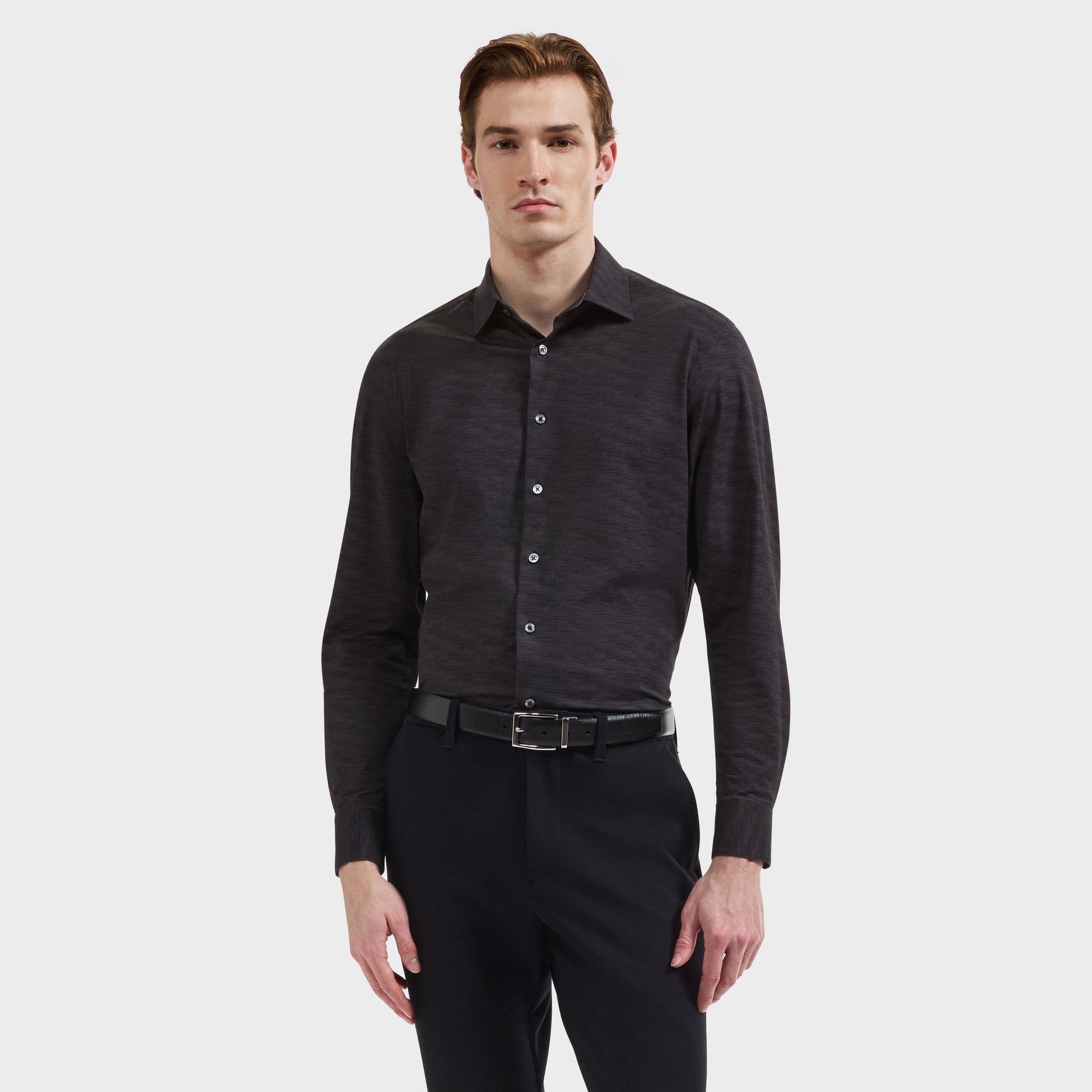 James OoohCotton Herringbone Shirt