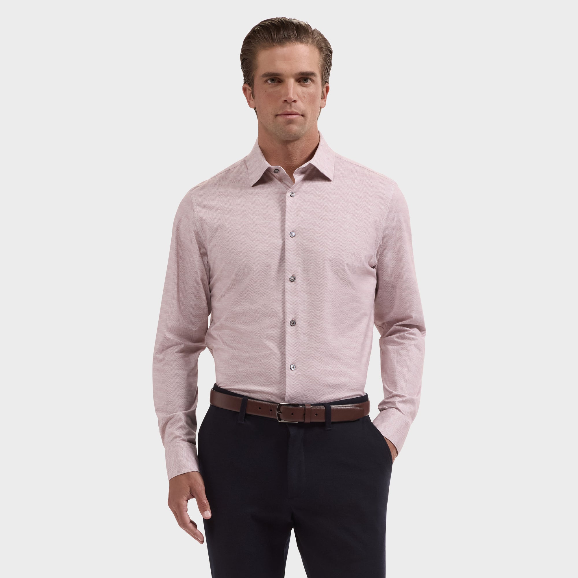 James OoohCotton Herringbone Shirt