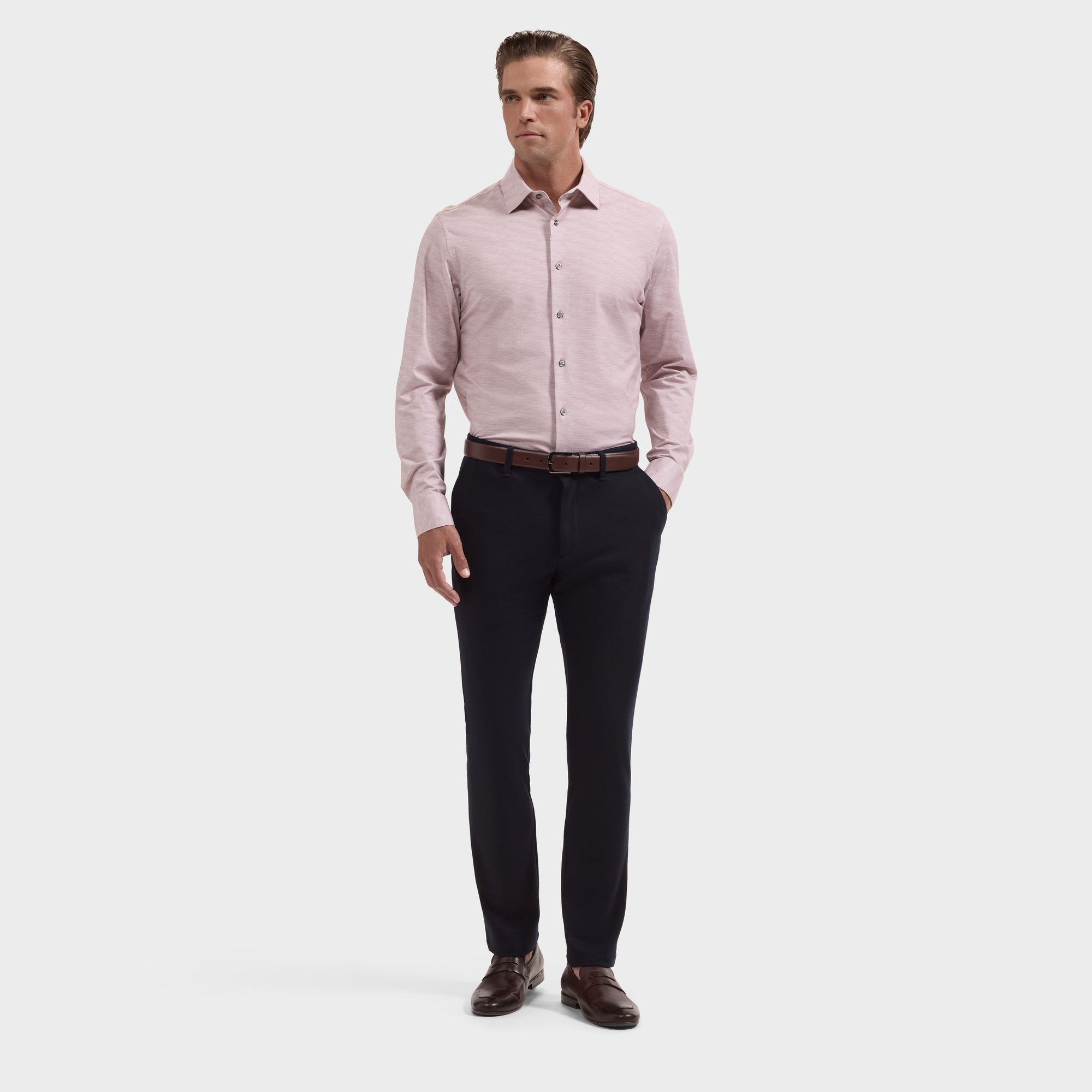 James OoohCotton Herringbone Shirt