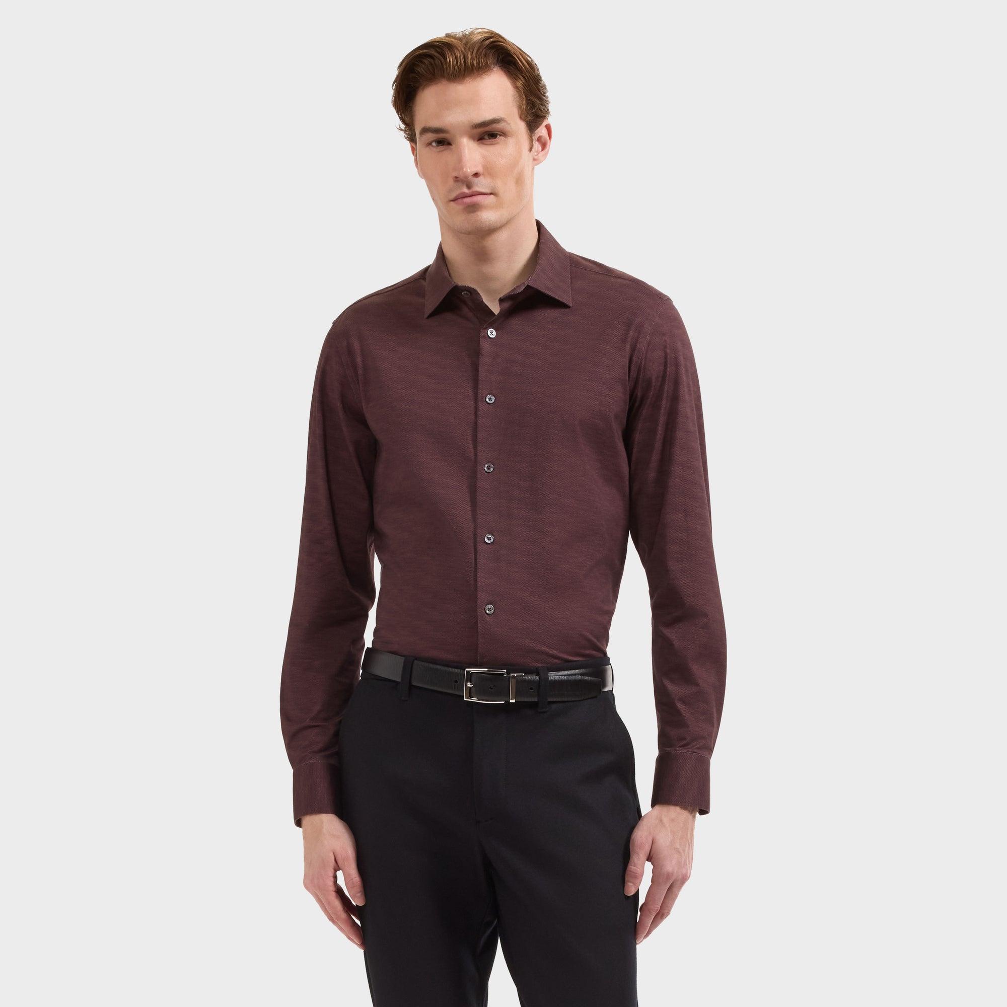 James OoohCotton Herringbone Shirt