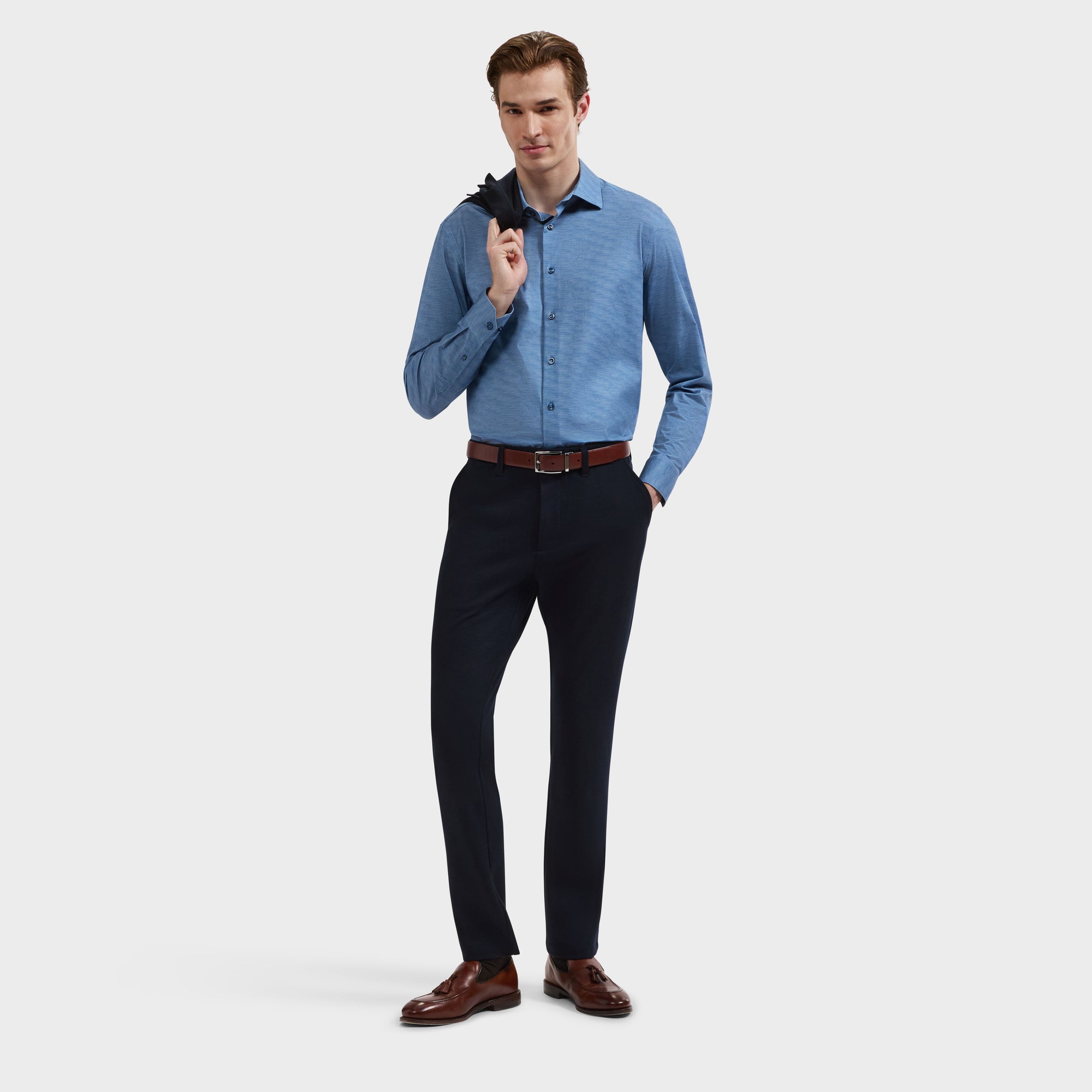 James OoohCotton Herringbone Shirt