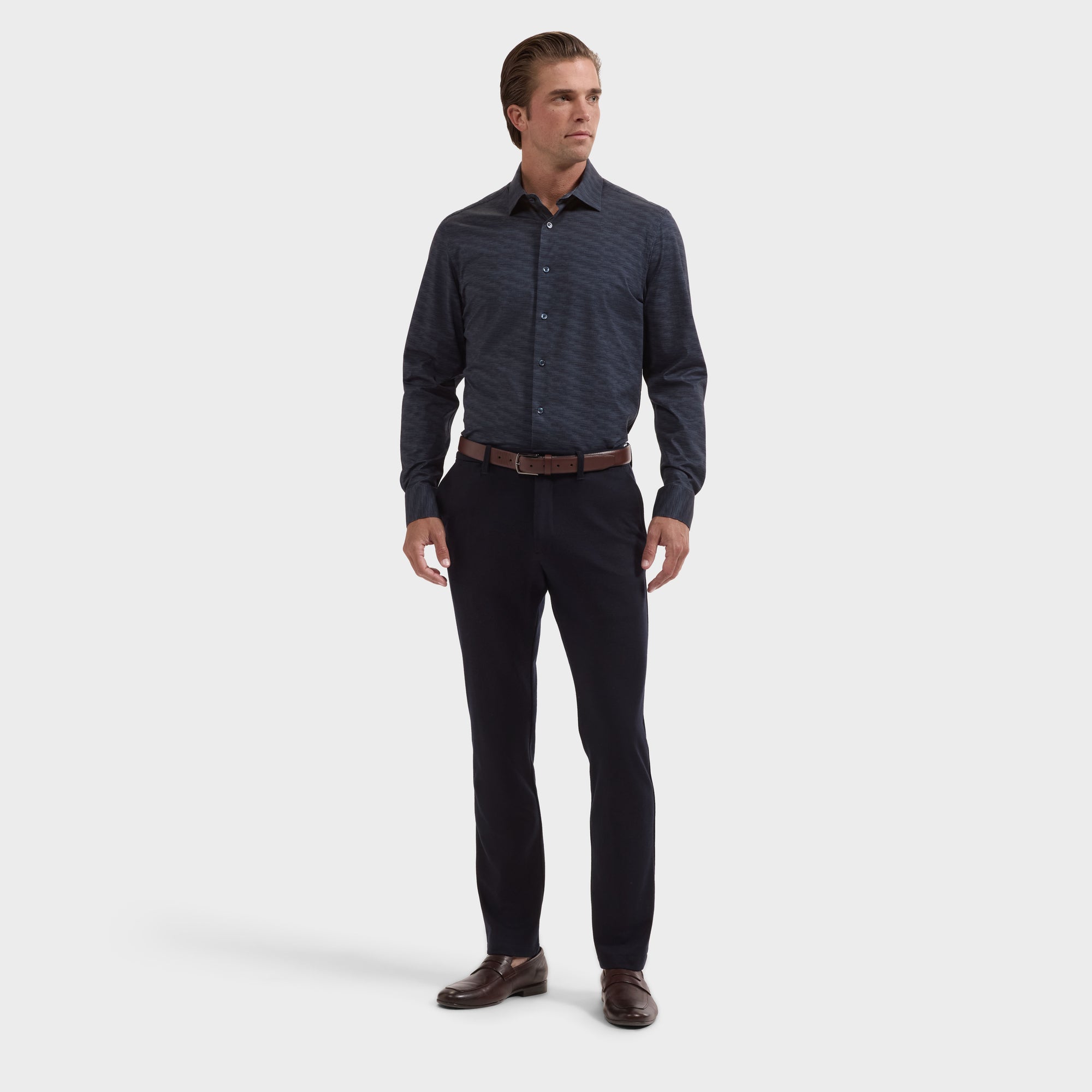 James OoohCotton Herringbone Shirt