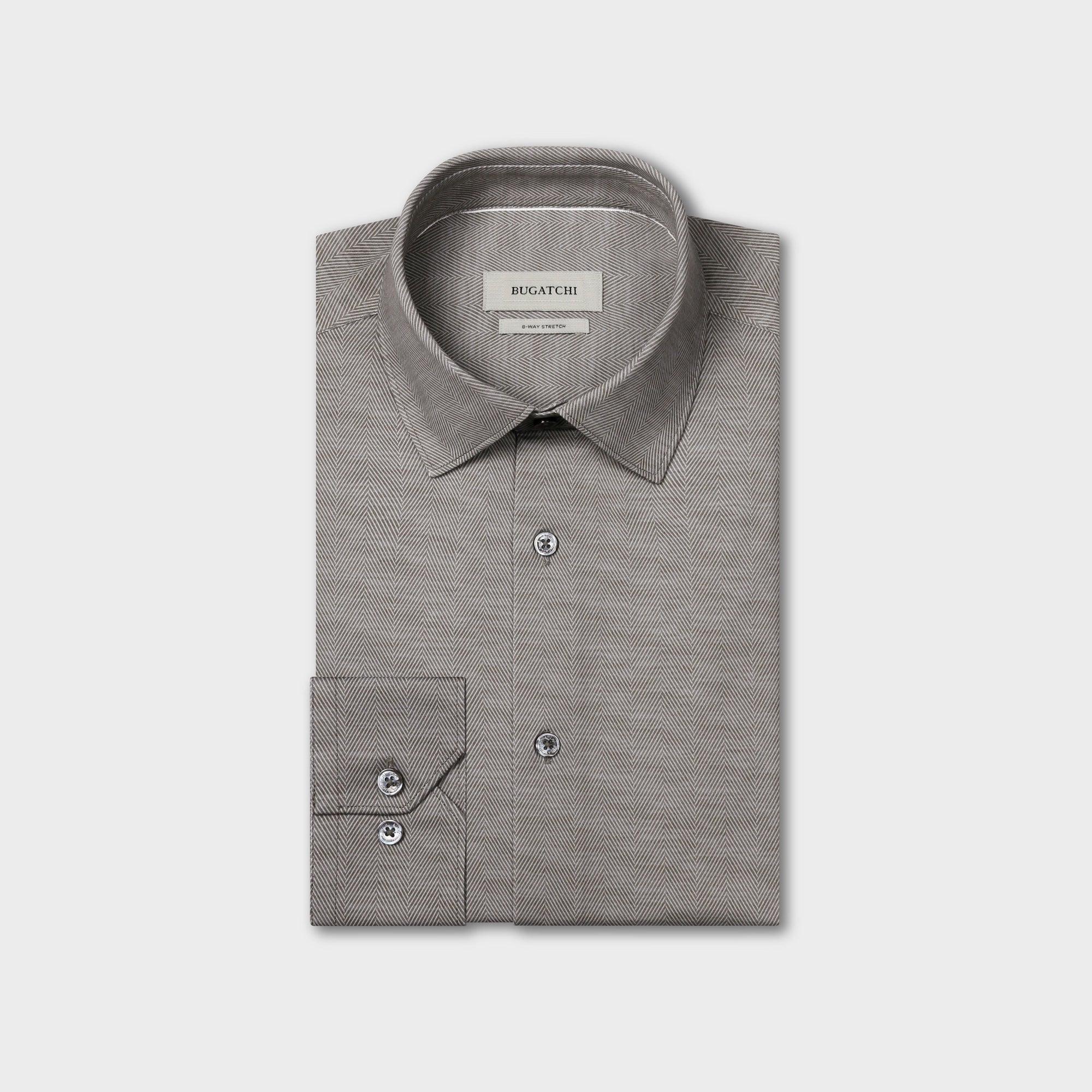 James OoohCotton Herringbone Shirt