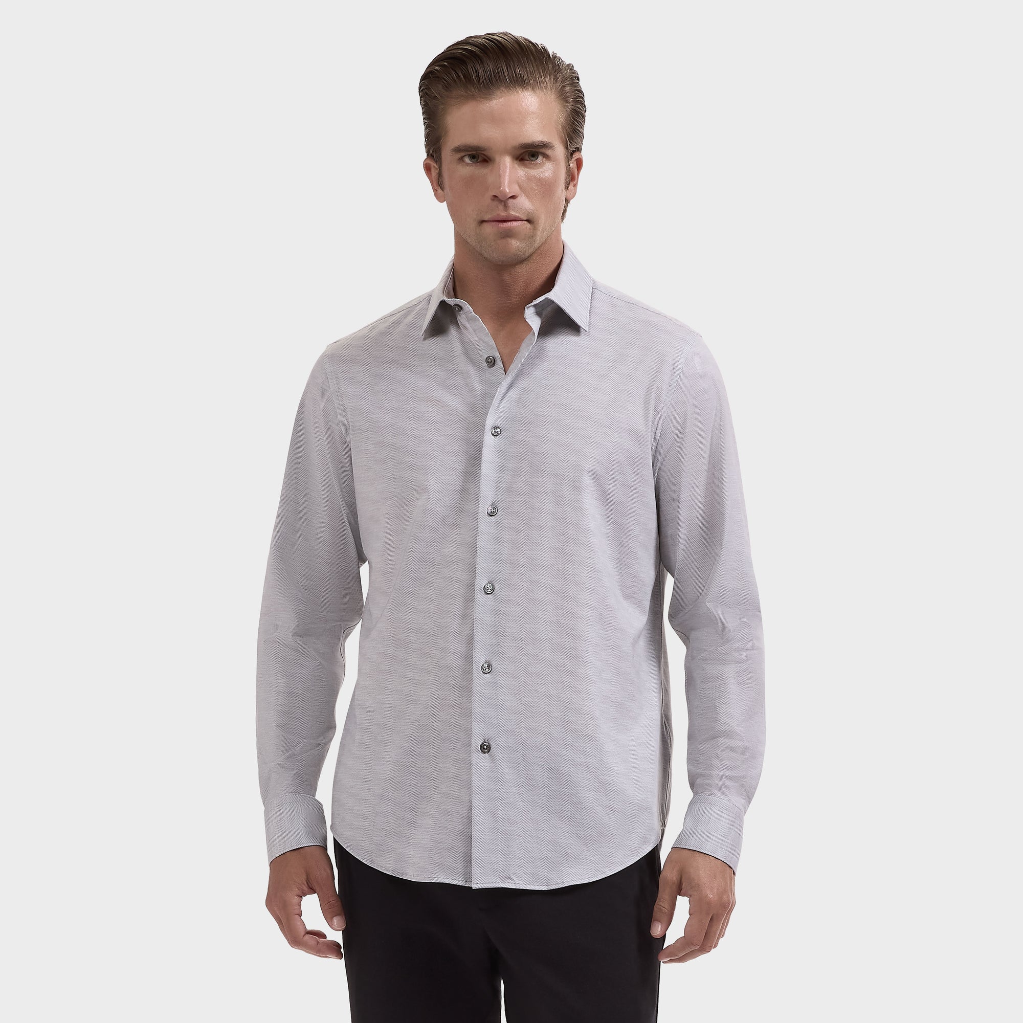 James OoohCotton Herringbone Shirt
