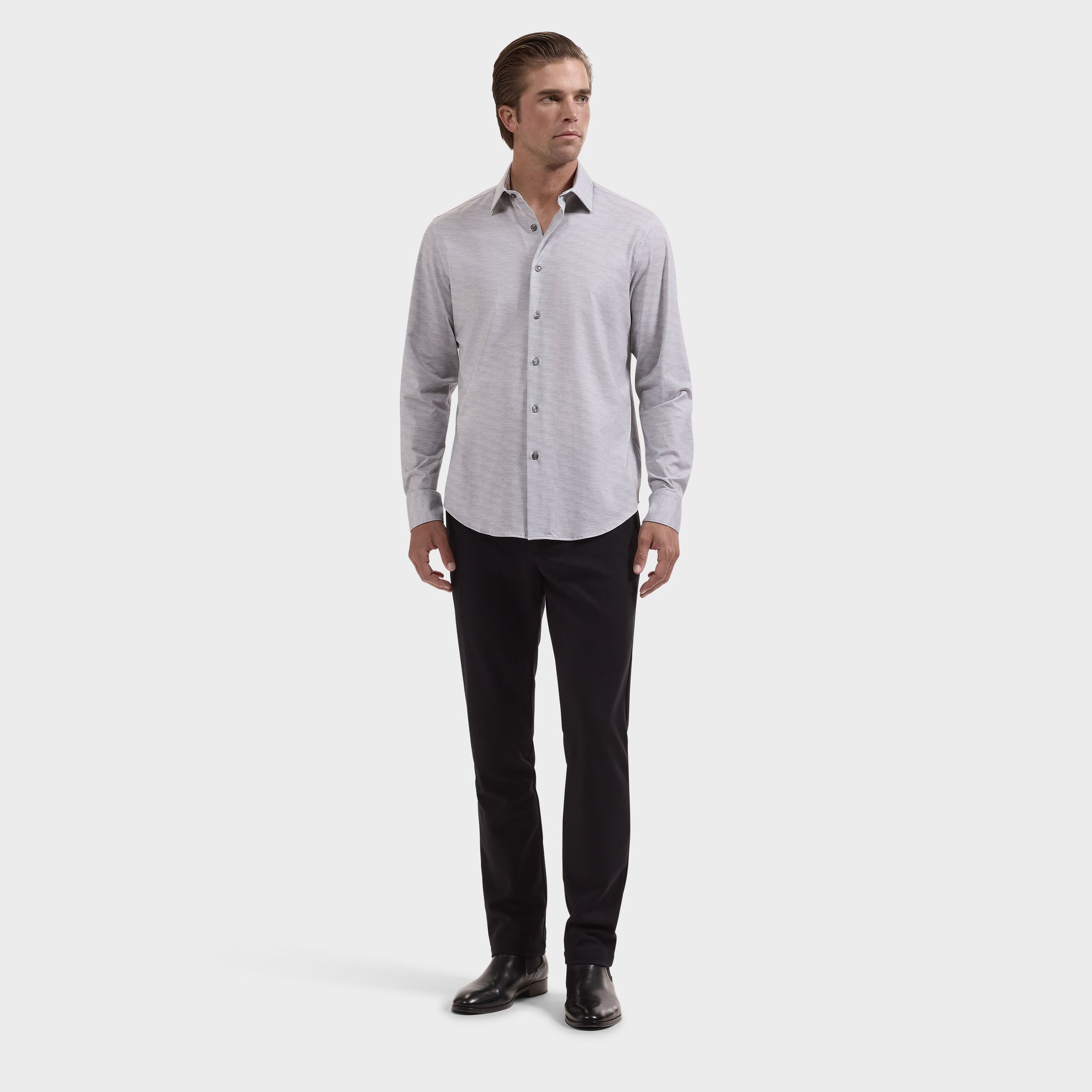 James OoohCotton Herringbone Shirt