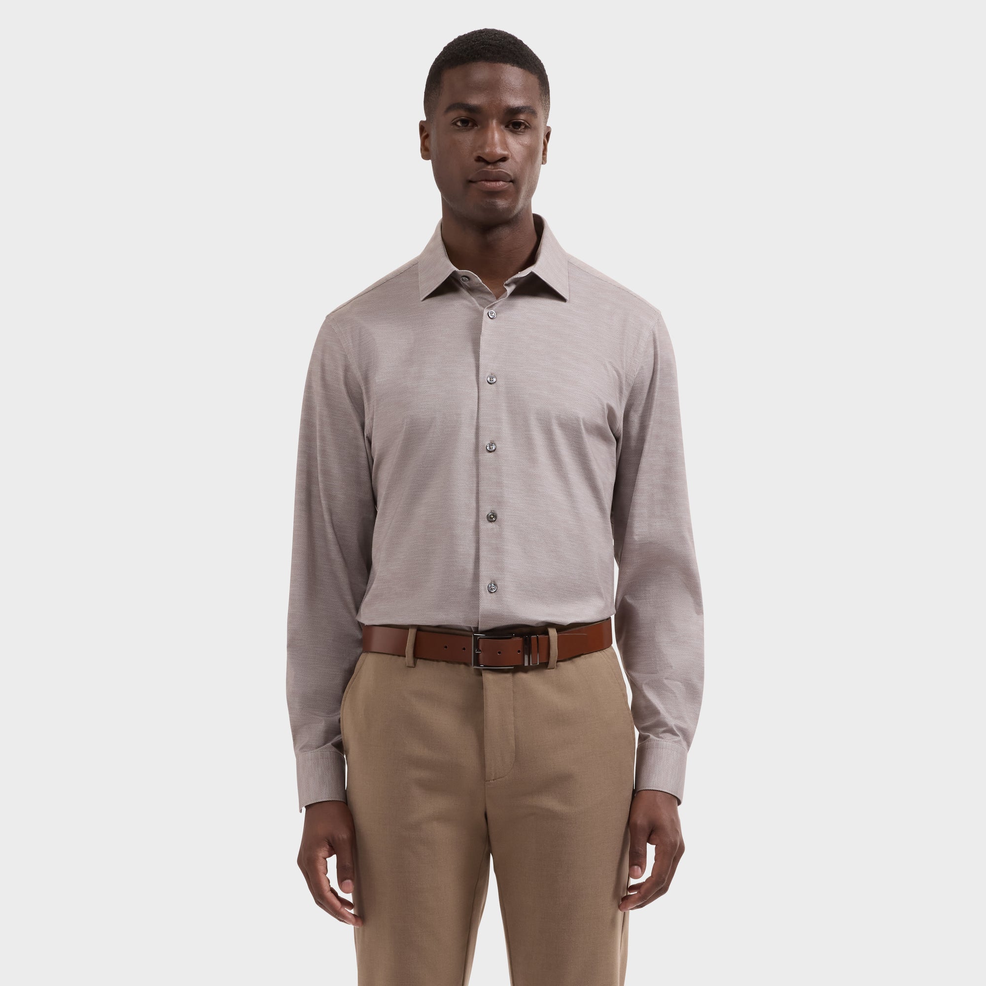 James OoohCotton Herringbone Shirt