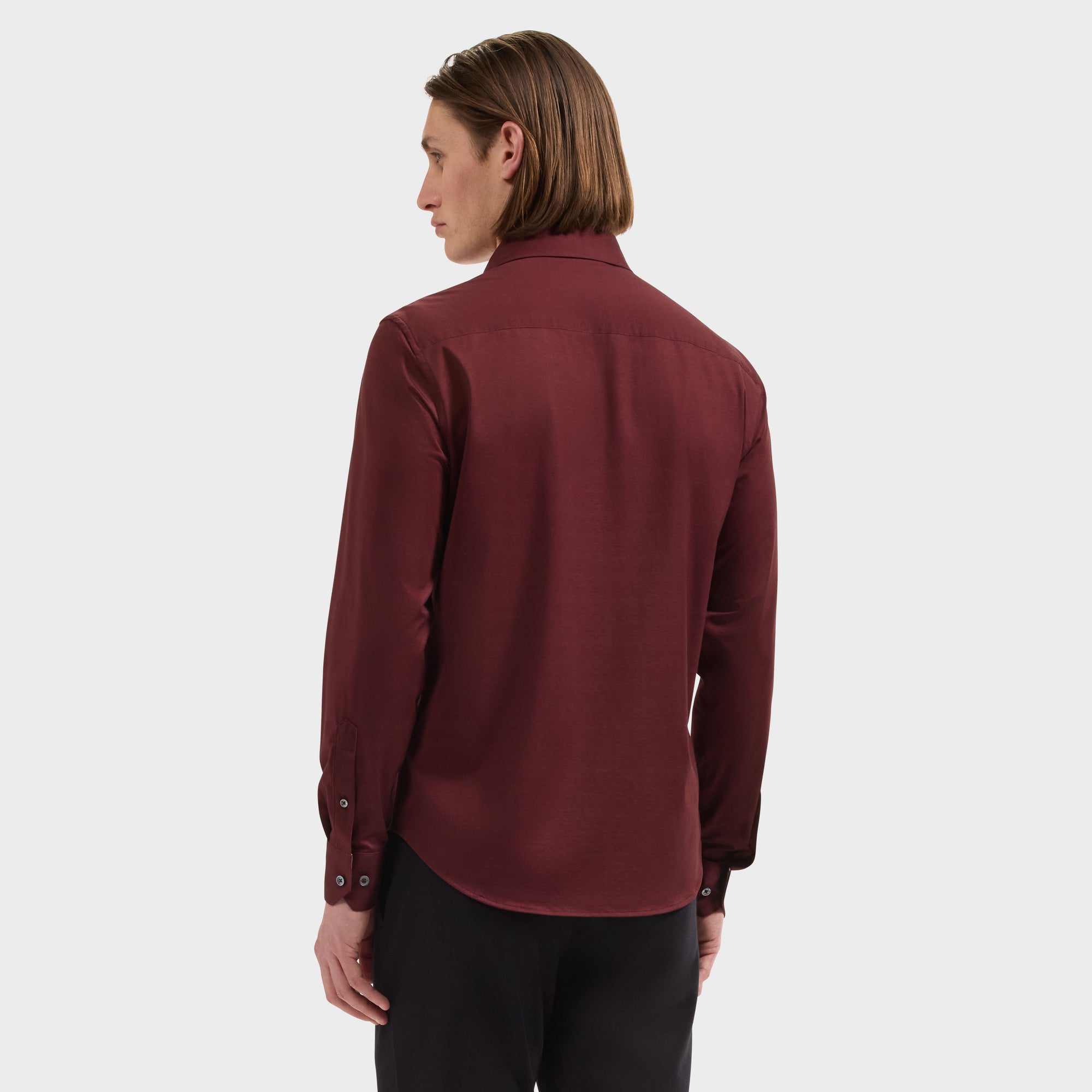 Jimmy OoohCotton Double-Sided Solid Shirt