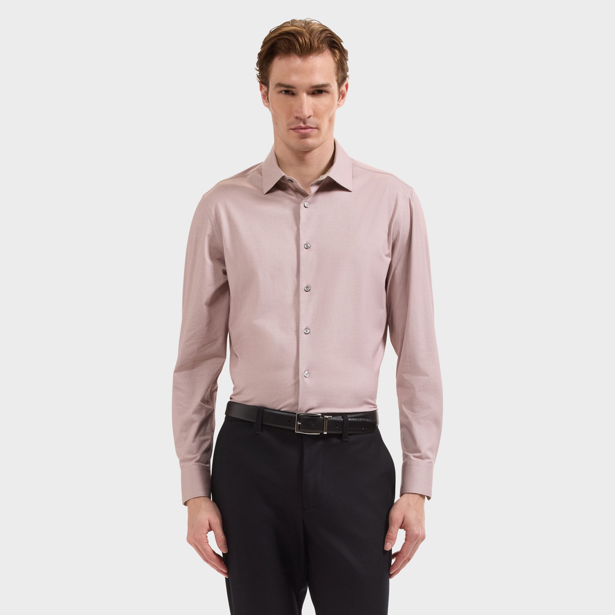 Jimmy OoohCotton Double-Sided Solid Shirt