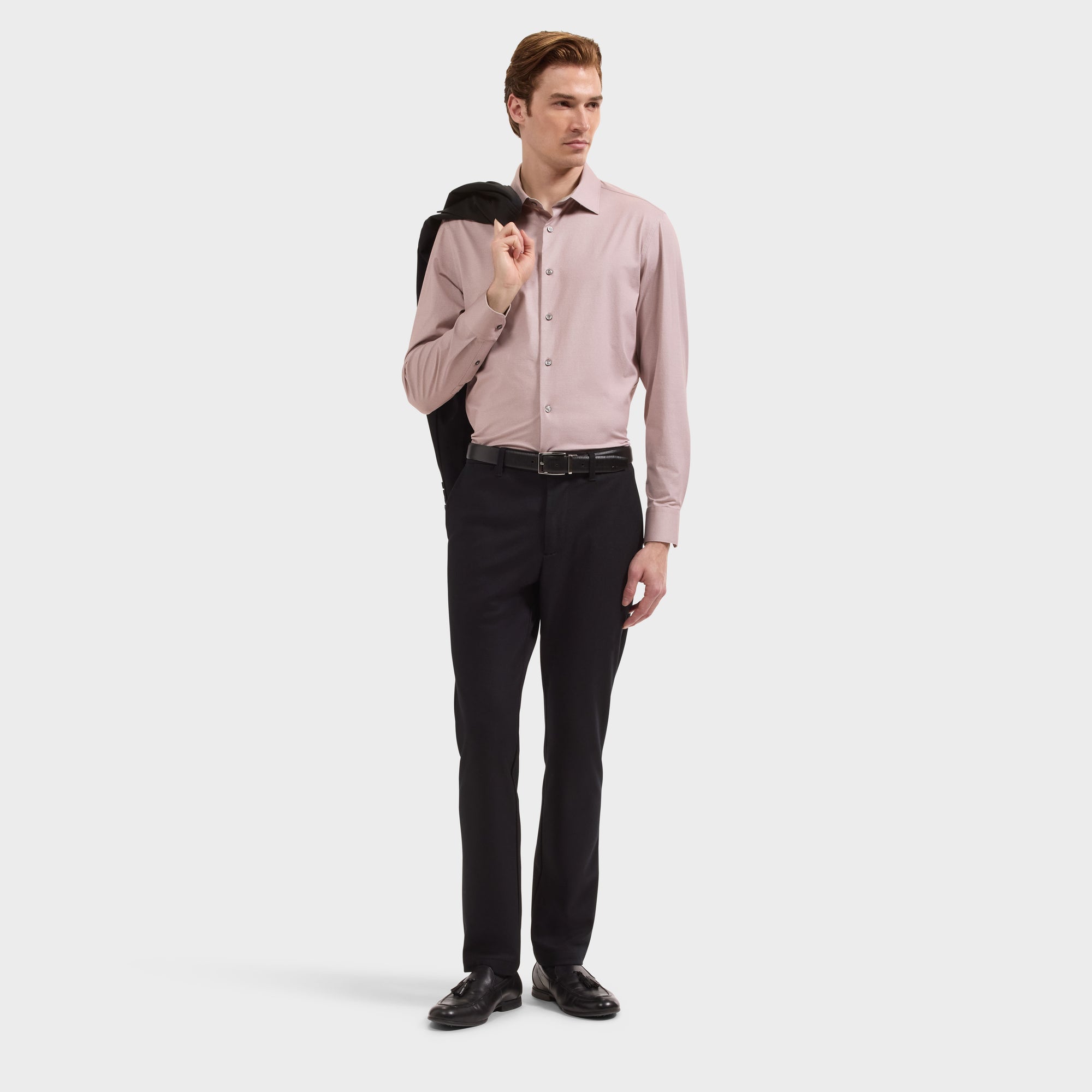 Jimmy OoohCotton Double-Sided Solid Shirt