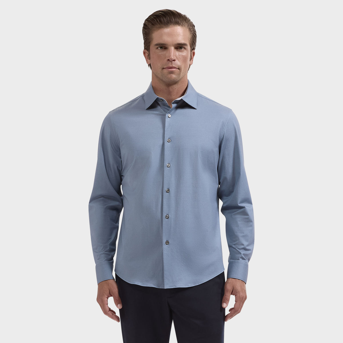 Jimmy OoohCotton Double-Sided Solid Shirt