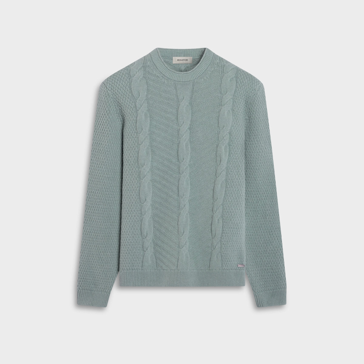 Cable Knit Crewneck Sweater