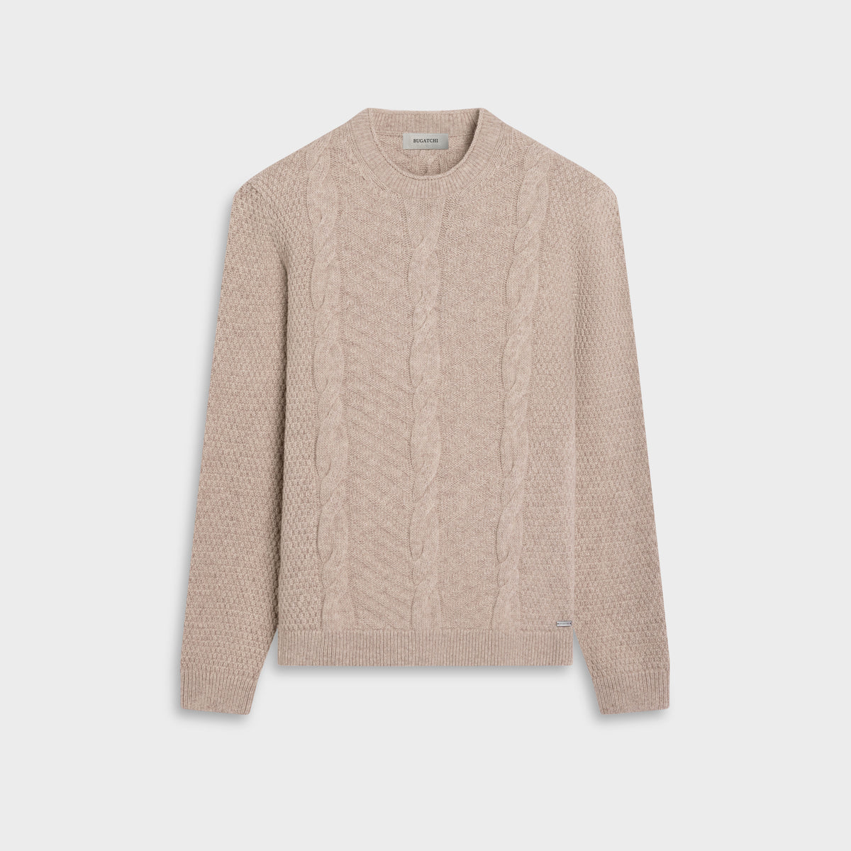 Cable Knit Crewneck Sweater