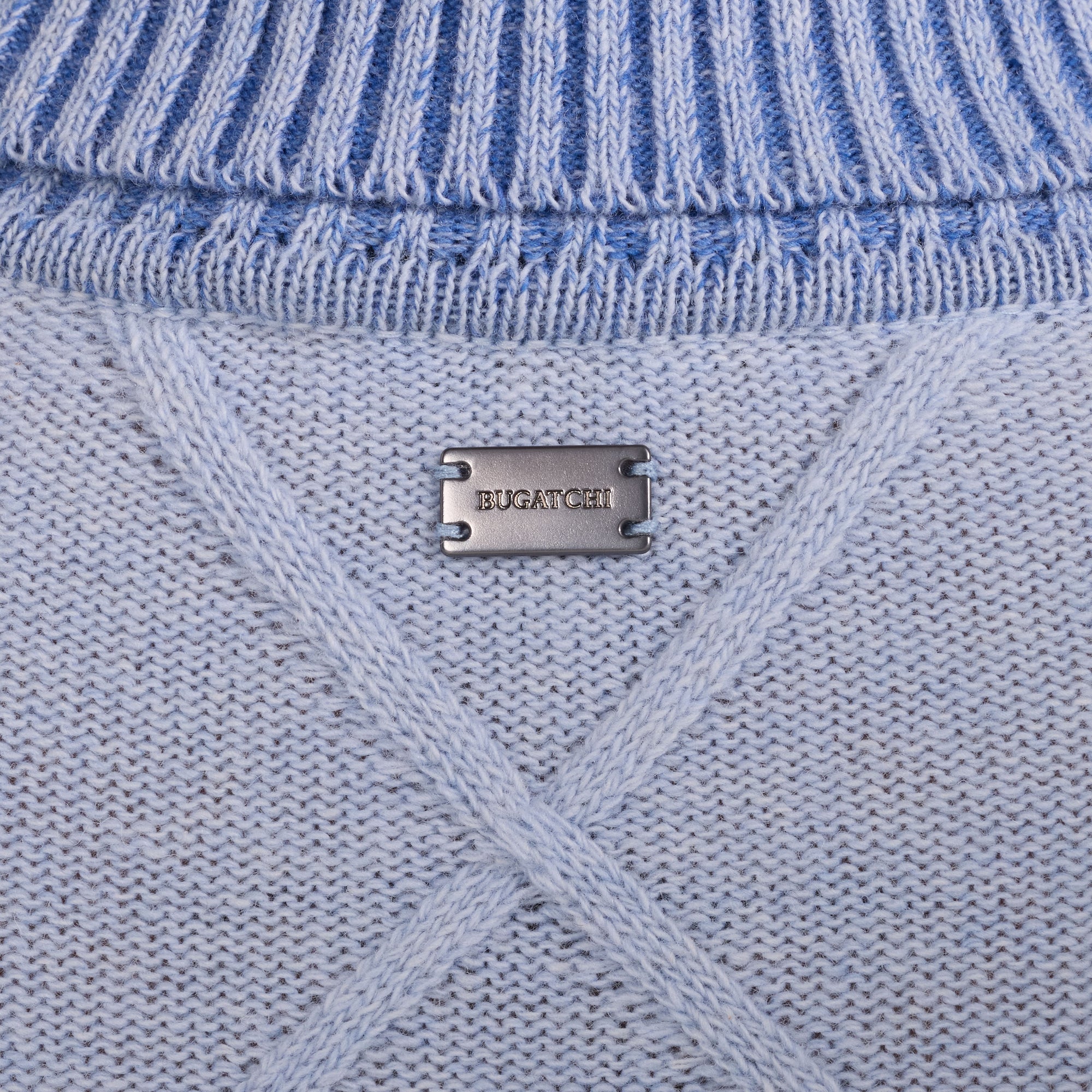 Diamond Stitch Turtleneck Sweater