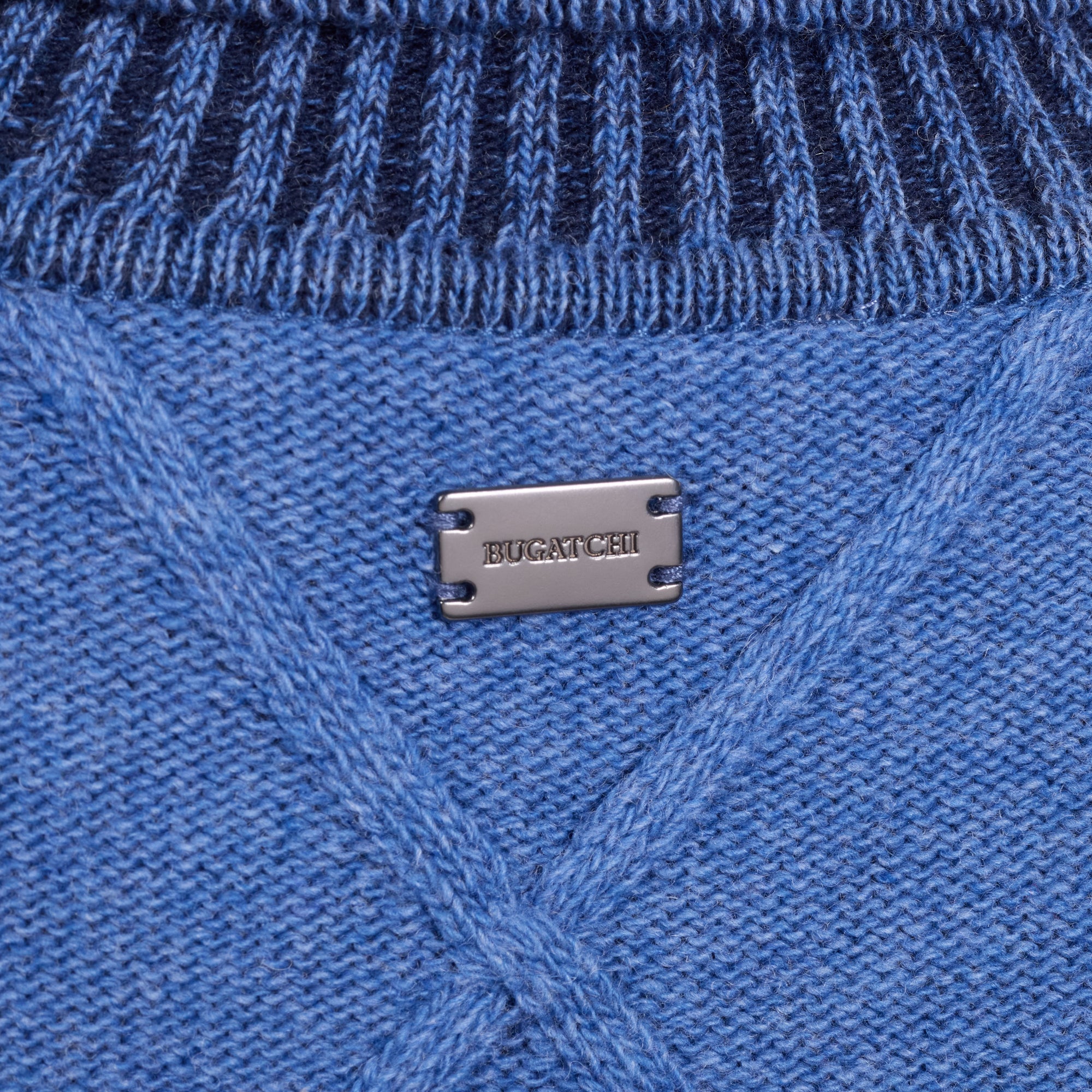 Diamond Stitch Turtleneck Sweater